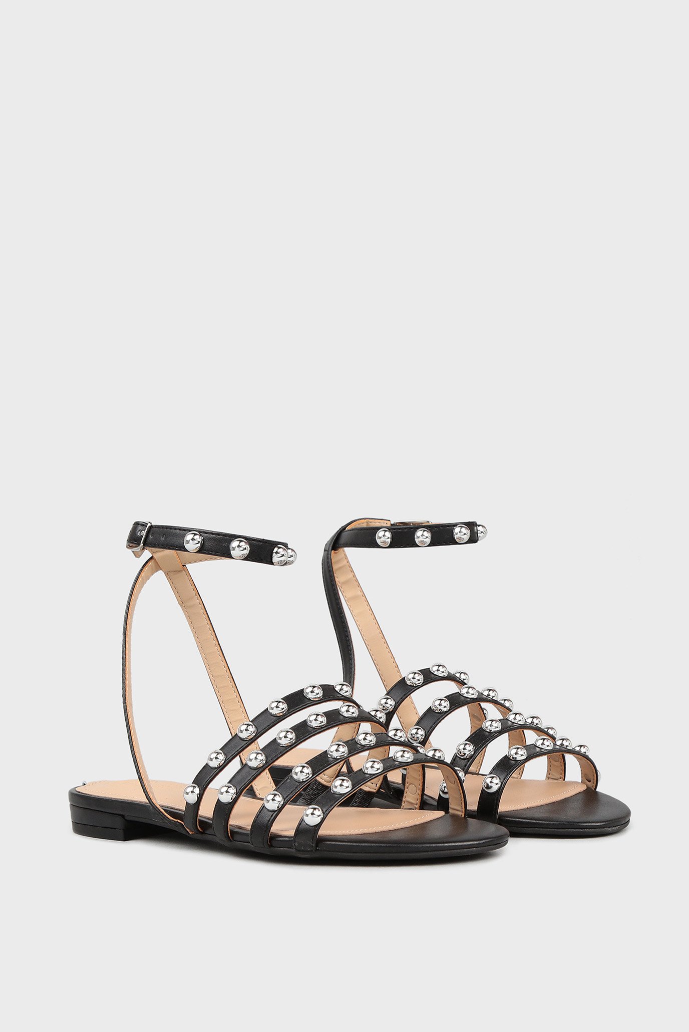 Женские черные сандалии 7