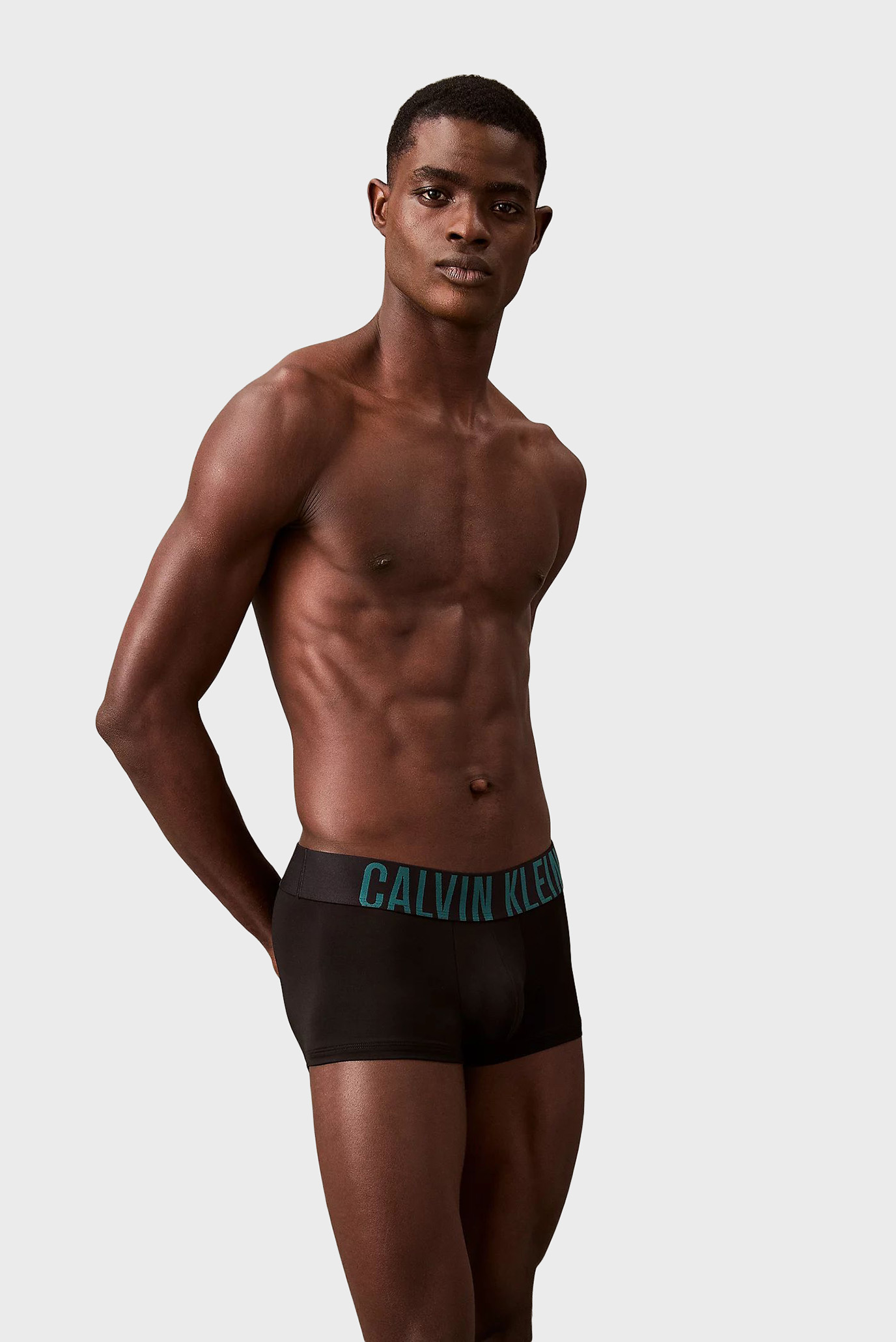 Мужские черные боксеры (3 шт) LOW RISE TRUNK 2