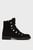 Женские черные замшевые ботинки Deineeris
