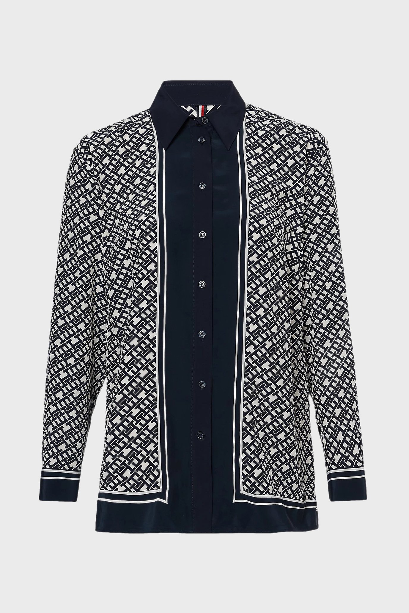 Женская блуза с узором TH MONOGRAM RELAXED FLEUR 6