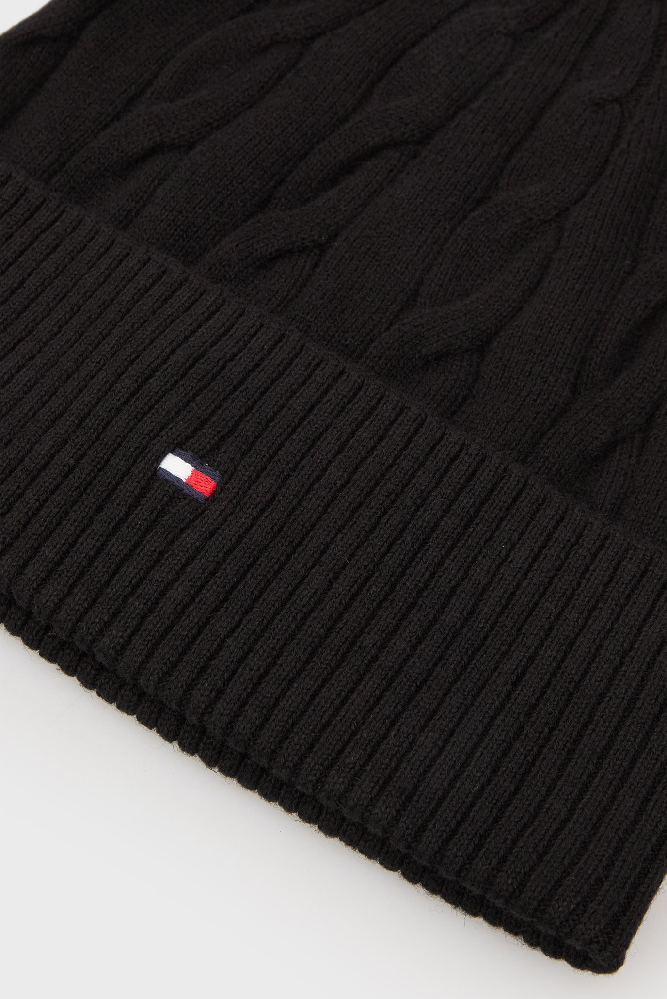 Шапка TH FLAG CABLE KNIT BEANIE 3
