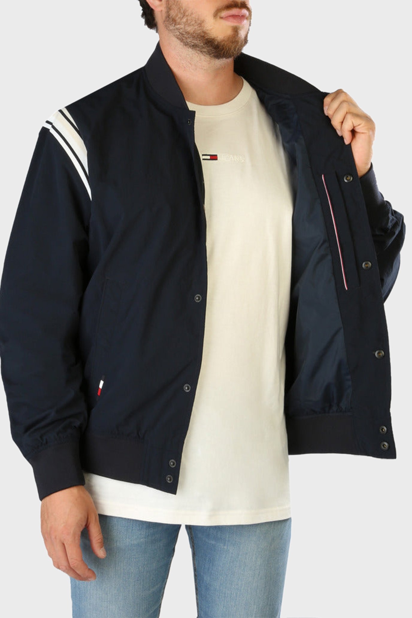 Мужской темно-синий бомбер LW VARSITY 8