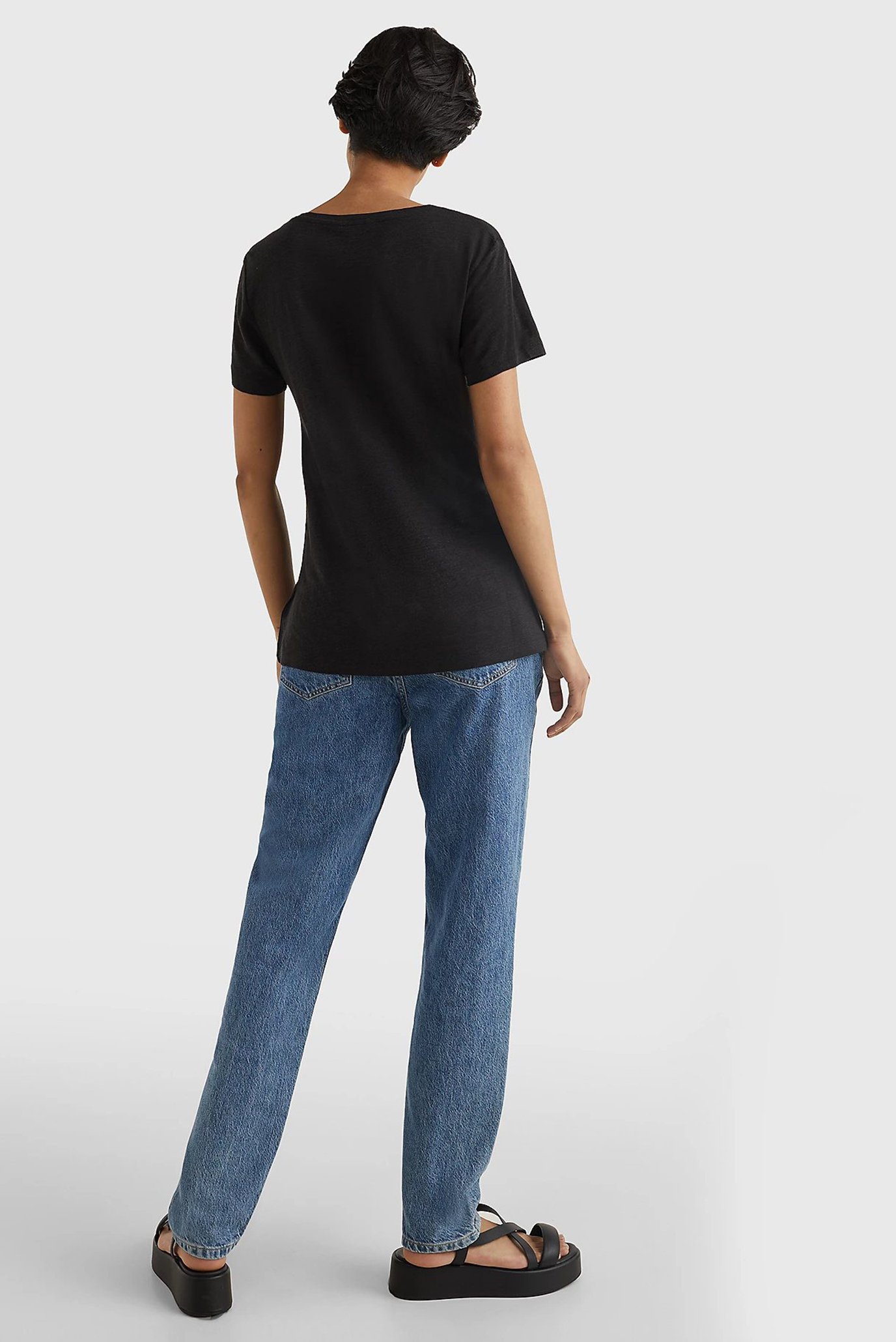 Футболка REG LYCL LINEN V-NK SS 3