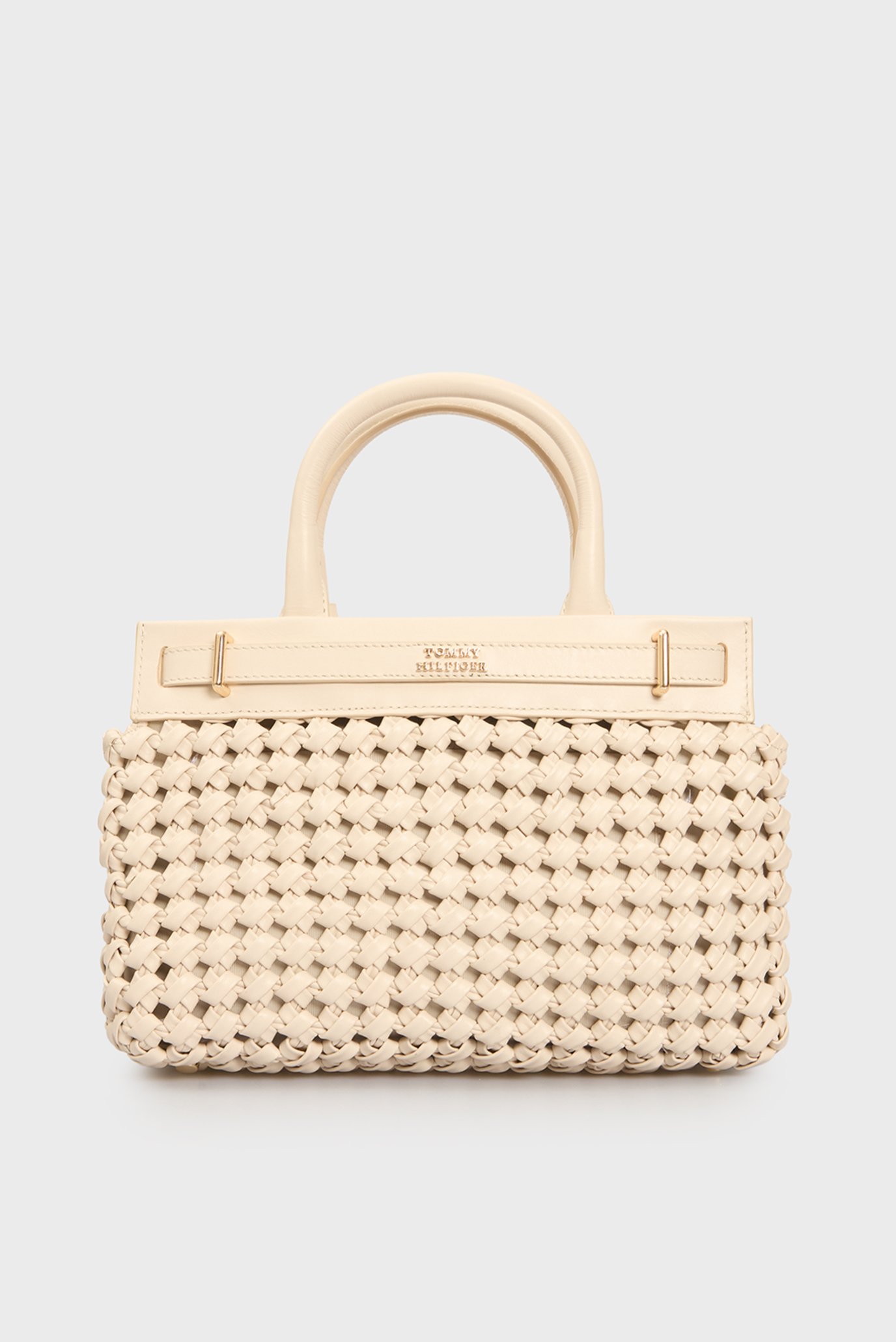 Женская белая кожаная сумка AMERICAN ICON MINI TOTE LE WO 4