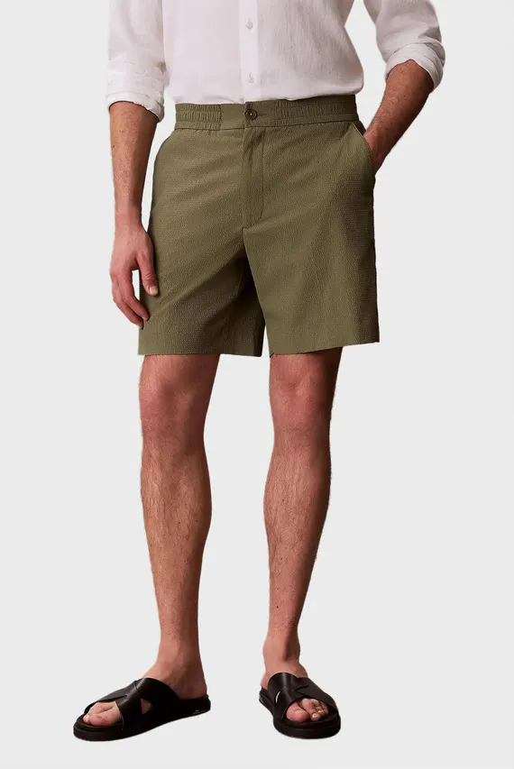 Шорты STRAIGHT SEERSUCKER ELASTIC 7 S Calvin Klein