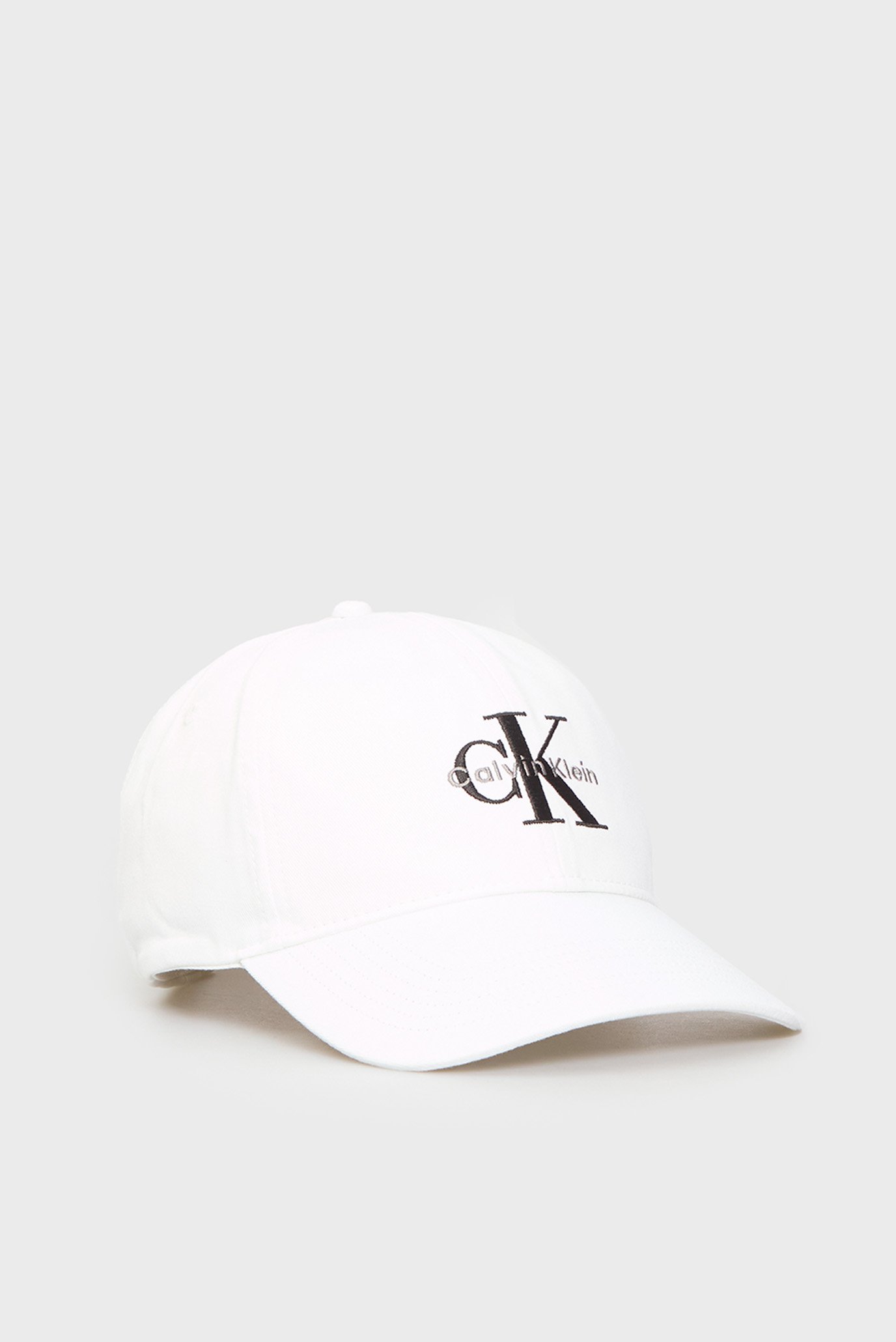 Мужская белая кепка MONOLOGO EMBROIDERY BASEBALL CAP 1