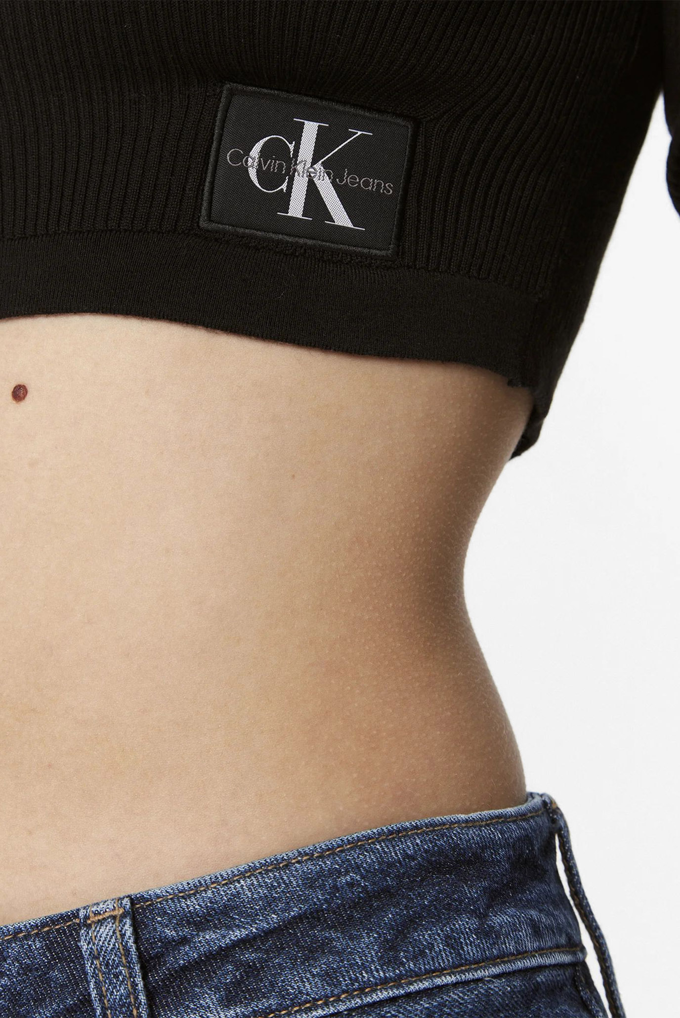 Свитер LABEL TIGHT CROP V-NECK SWEATER 5