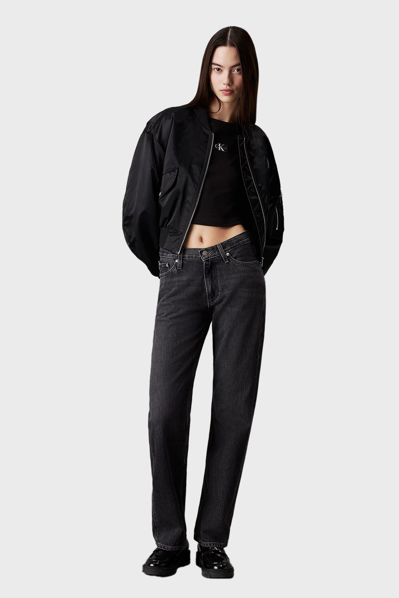 Футболка WOVEN LABEL RIB BABY TEE 2