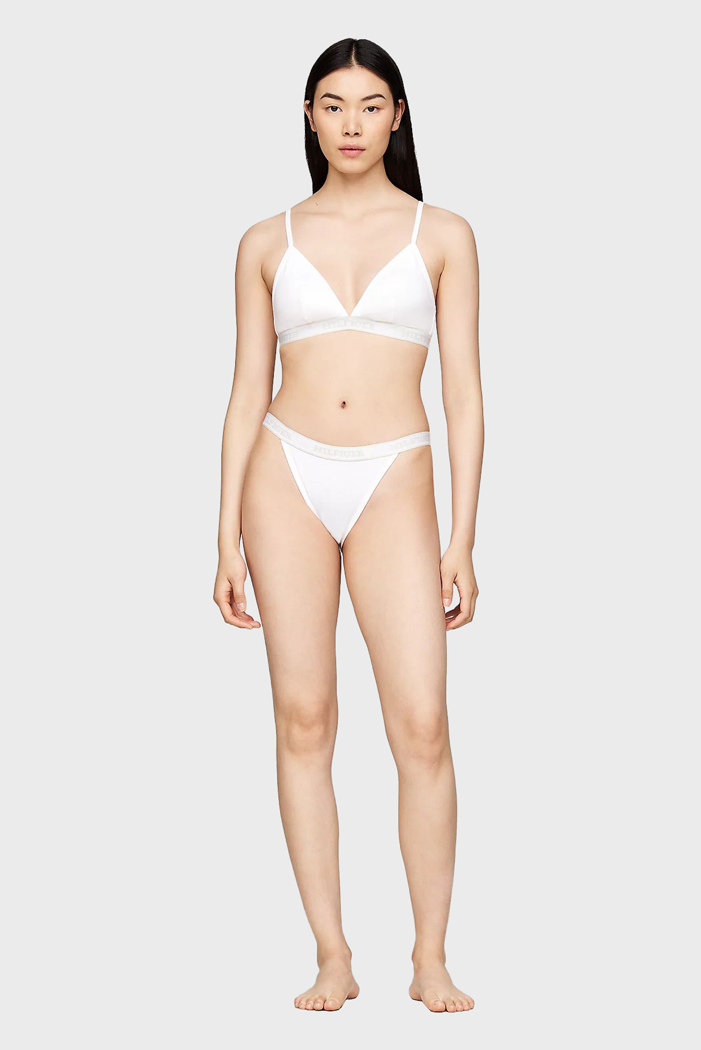 Женские белые трусики TANGA BIKINI (EXT. SIZES) 2