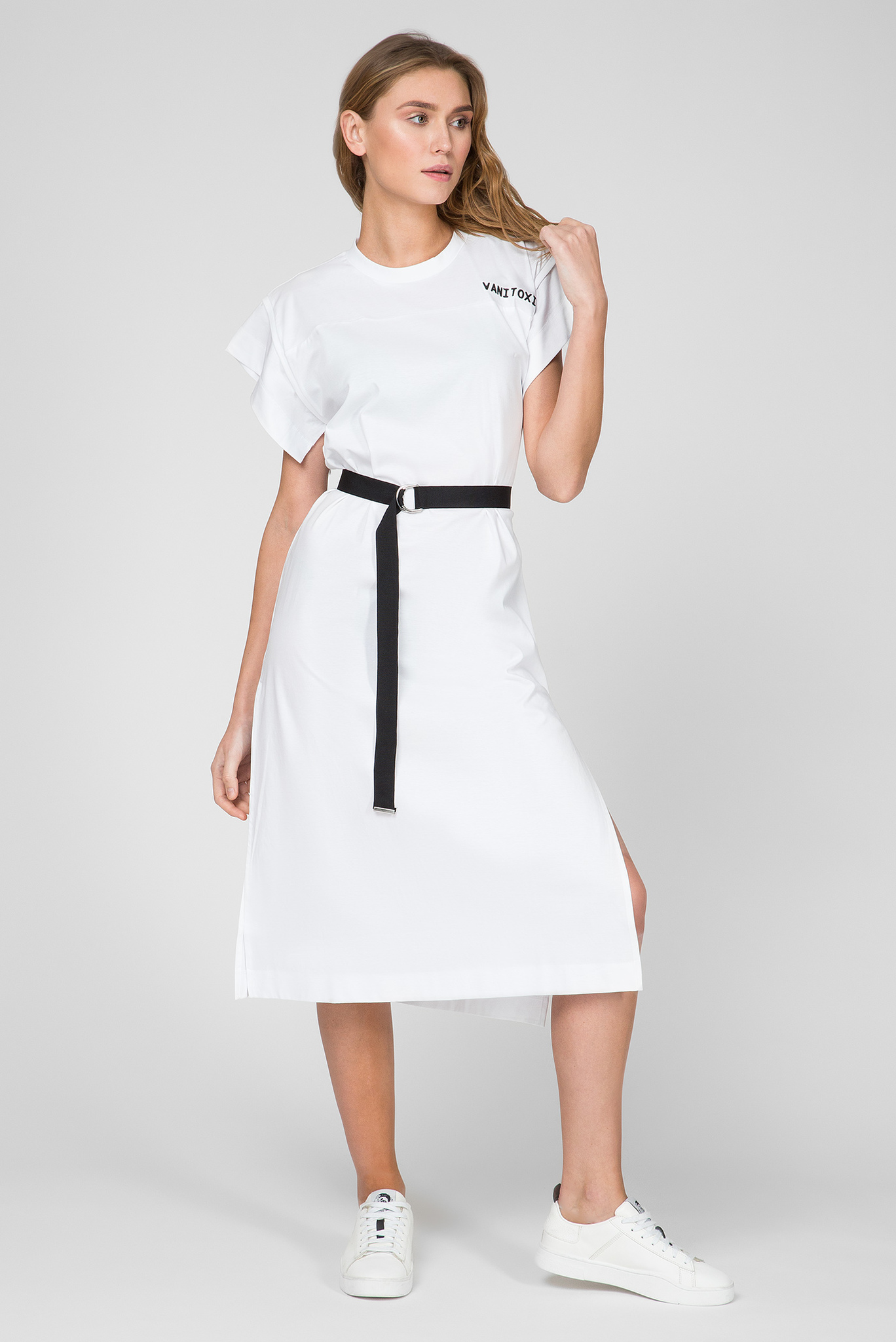 Женское белое платье D-FLIX-B 1