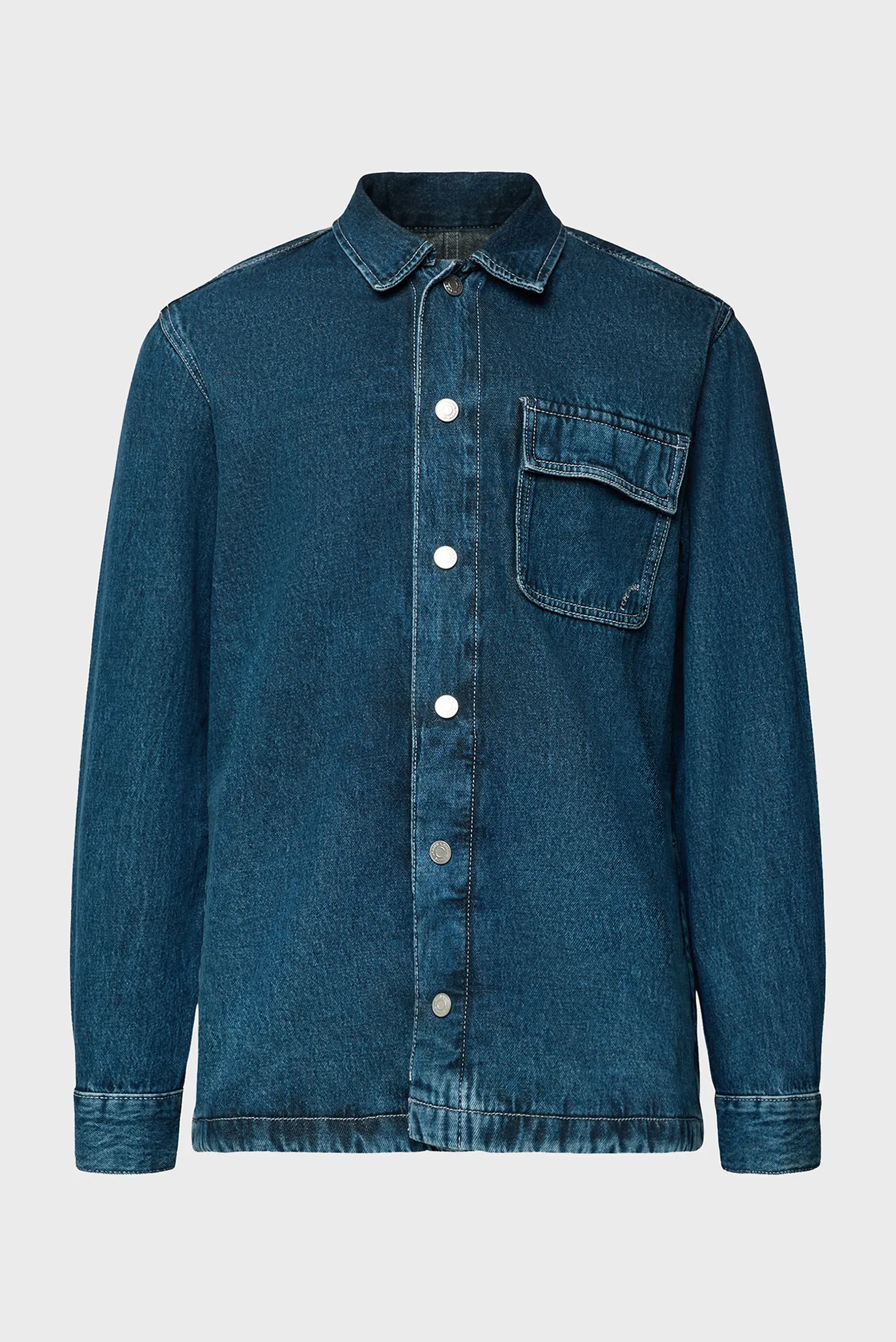 Рубашка OTTO OVERSHIRT PETROL BLUE 5