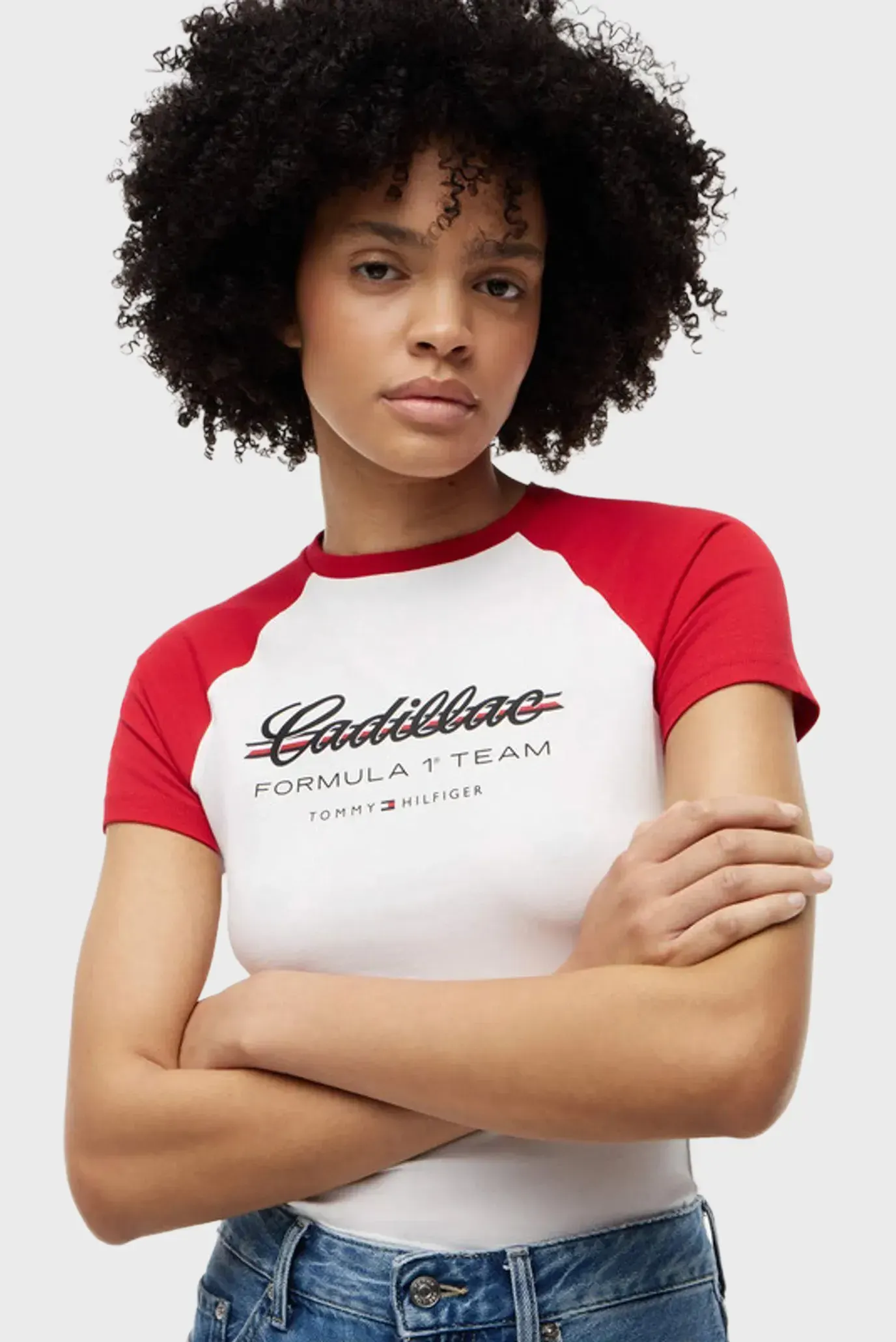 Футболка/TH X CF1 BABY RINGER TEE 4