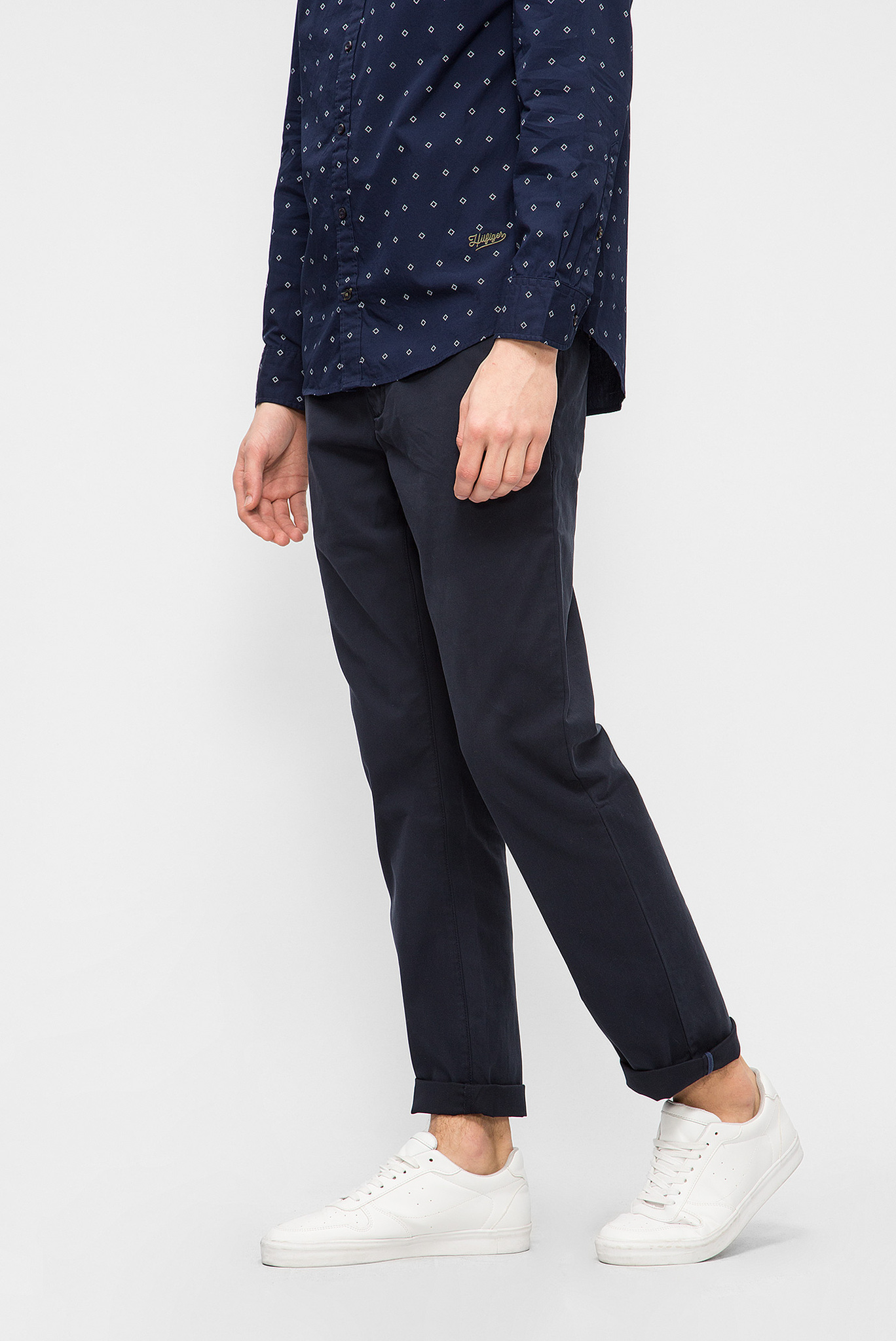 Мужские темно-синие чиносы MERCER CHINO 2