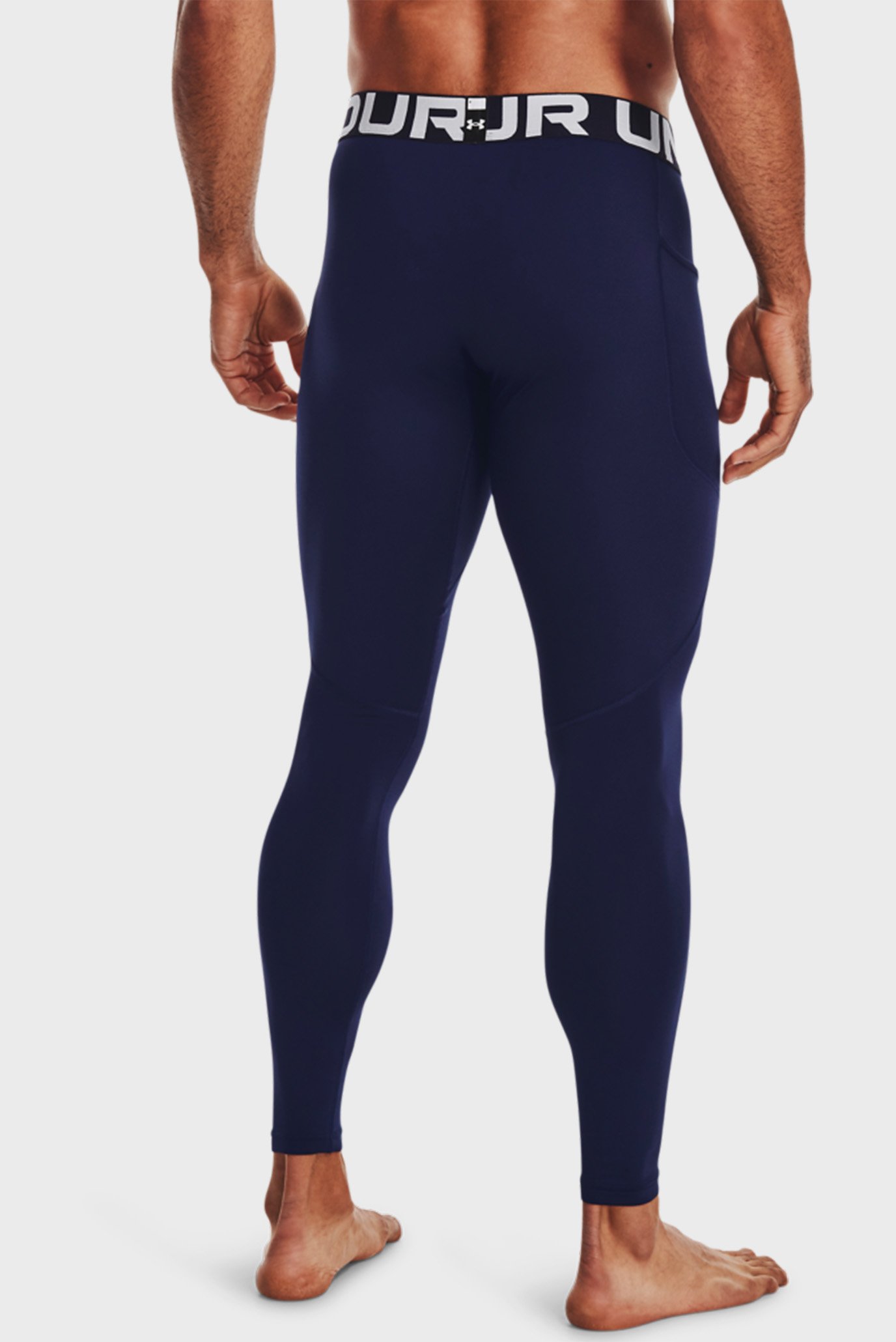 Мужские темно-синие термобрюки UA CG Armour Leggings 3