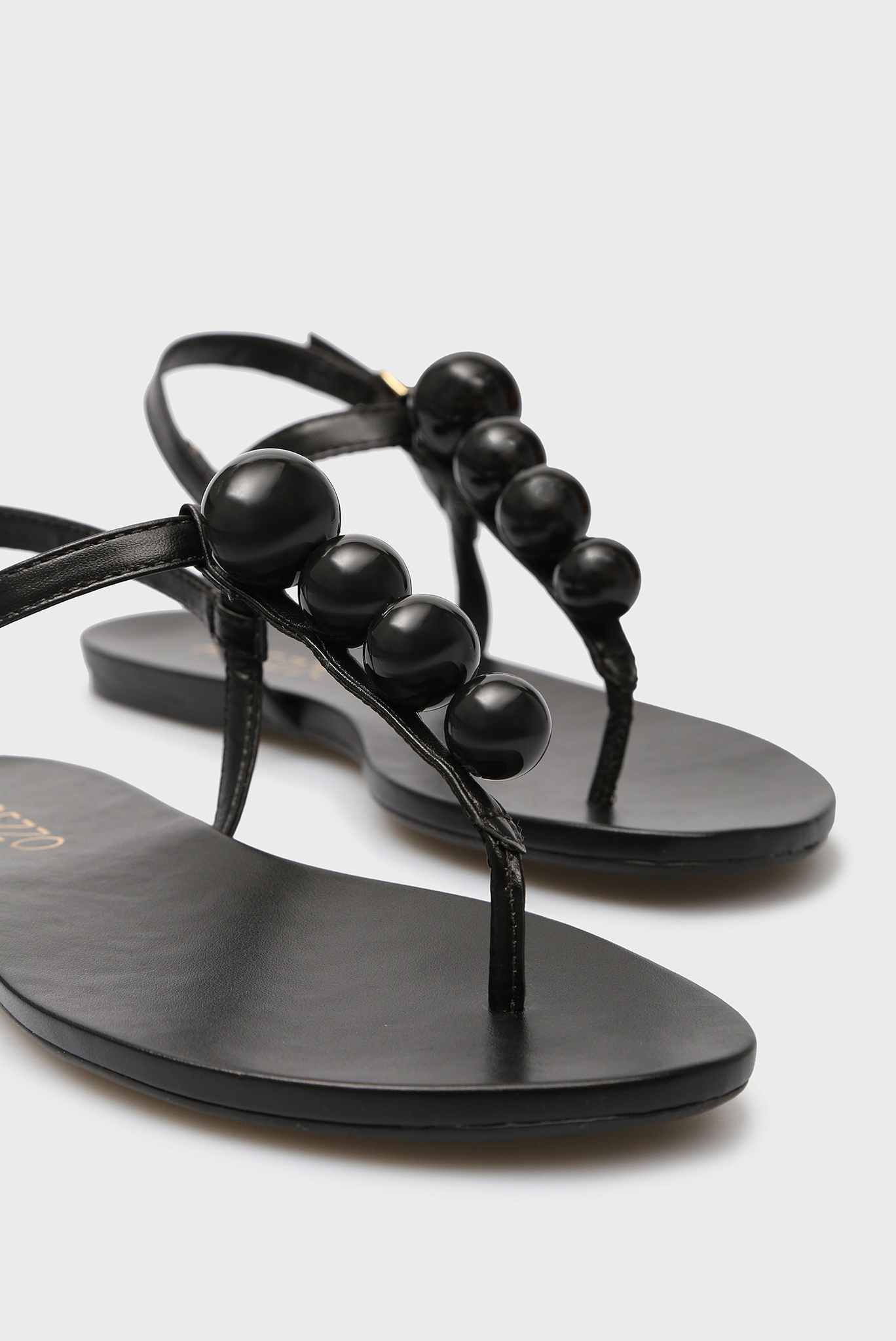 Женские черные сандалии Arezzo Женские черные сандалии 5