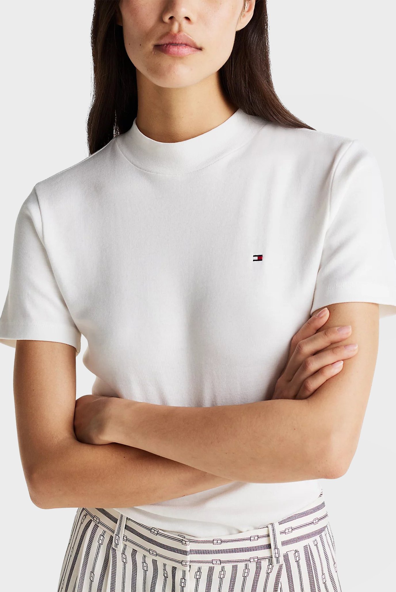Футболка NEW CODY SLIM CROP MOCK-NK Tommy Hilfiger Футболка NEW CODY SLIM CROP MOCK-NK 4