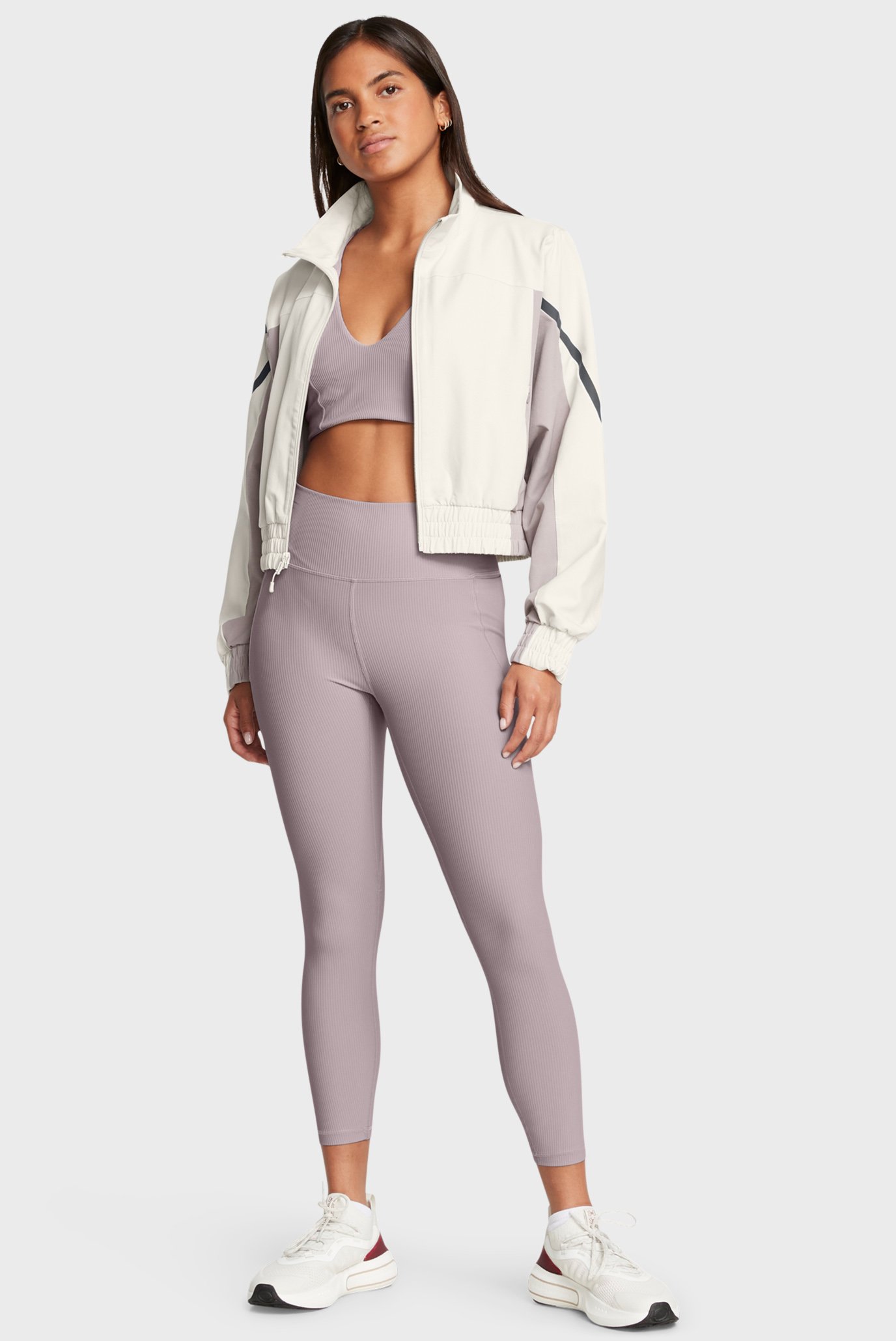 Женская бежевая ветровка Unstoppable Crop Jacket 2