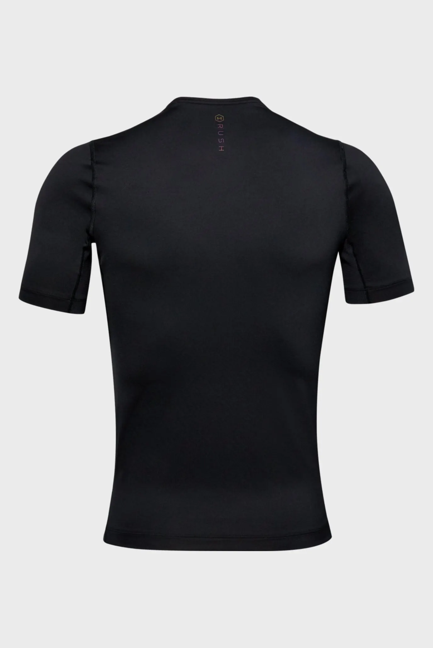 Мужская черная компрессионная футболка UA HG Rush Compression SS 6