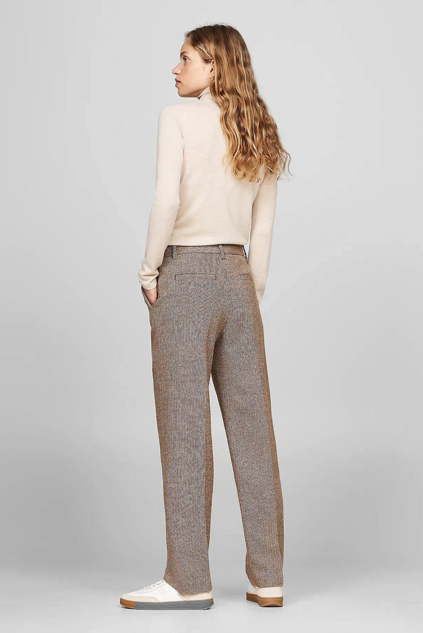 Брюки HERRINGBONE SLIM STR LONG PANT 3