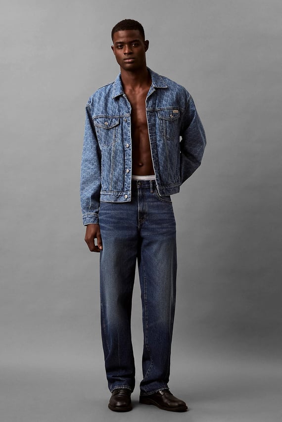 Куртка джинсовая 90S MARQUEE AOP TRUCKER