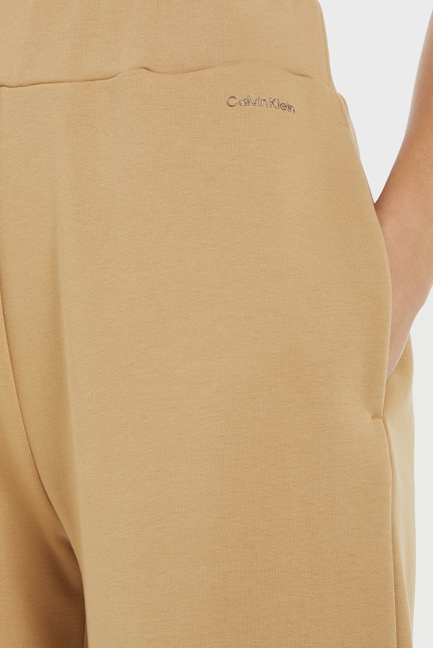 Женские бежевые спортивные брюки NANO LOGO RELAXED 2