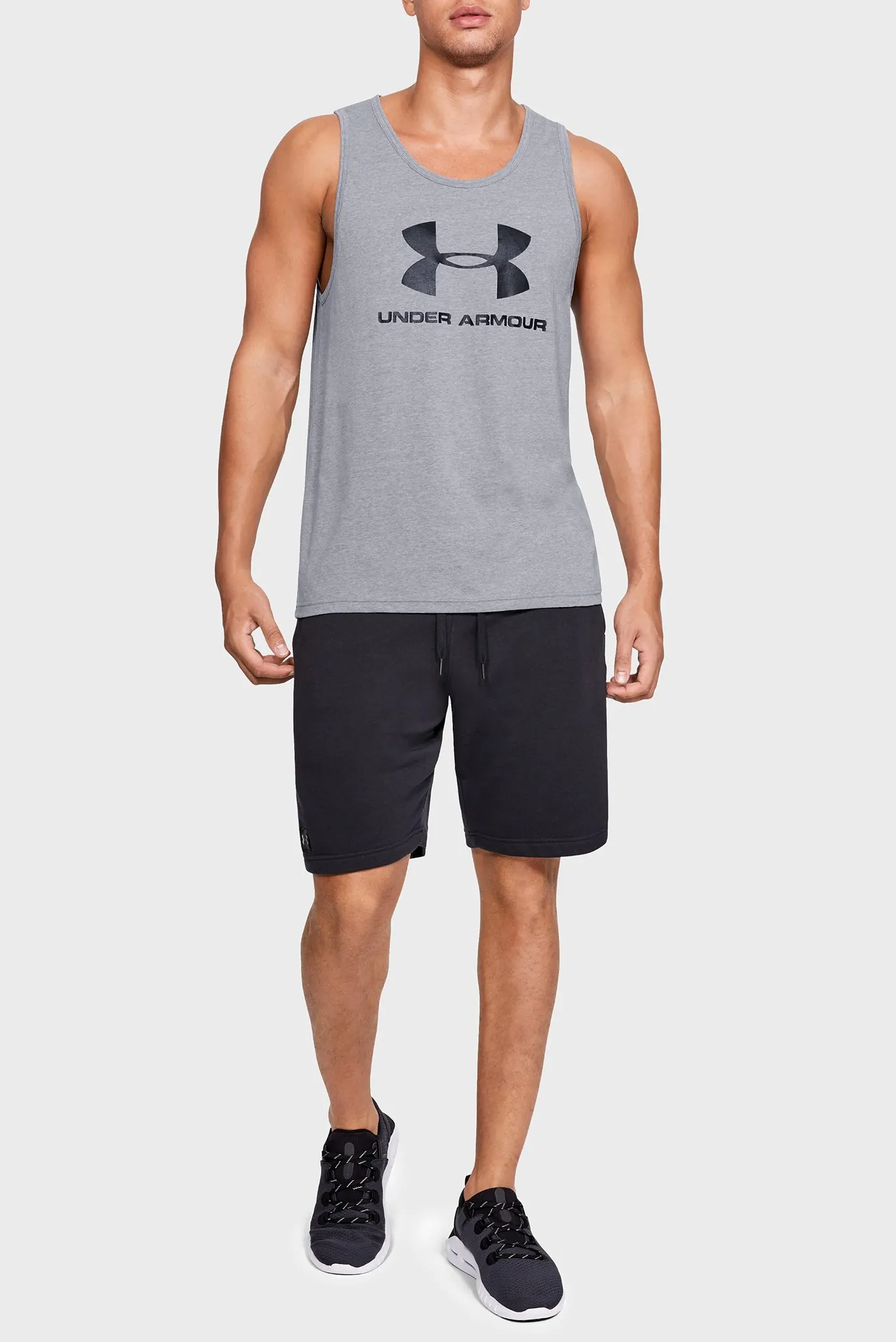 Мужская серая майка SPORTSTYLE LOGO TANK 3