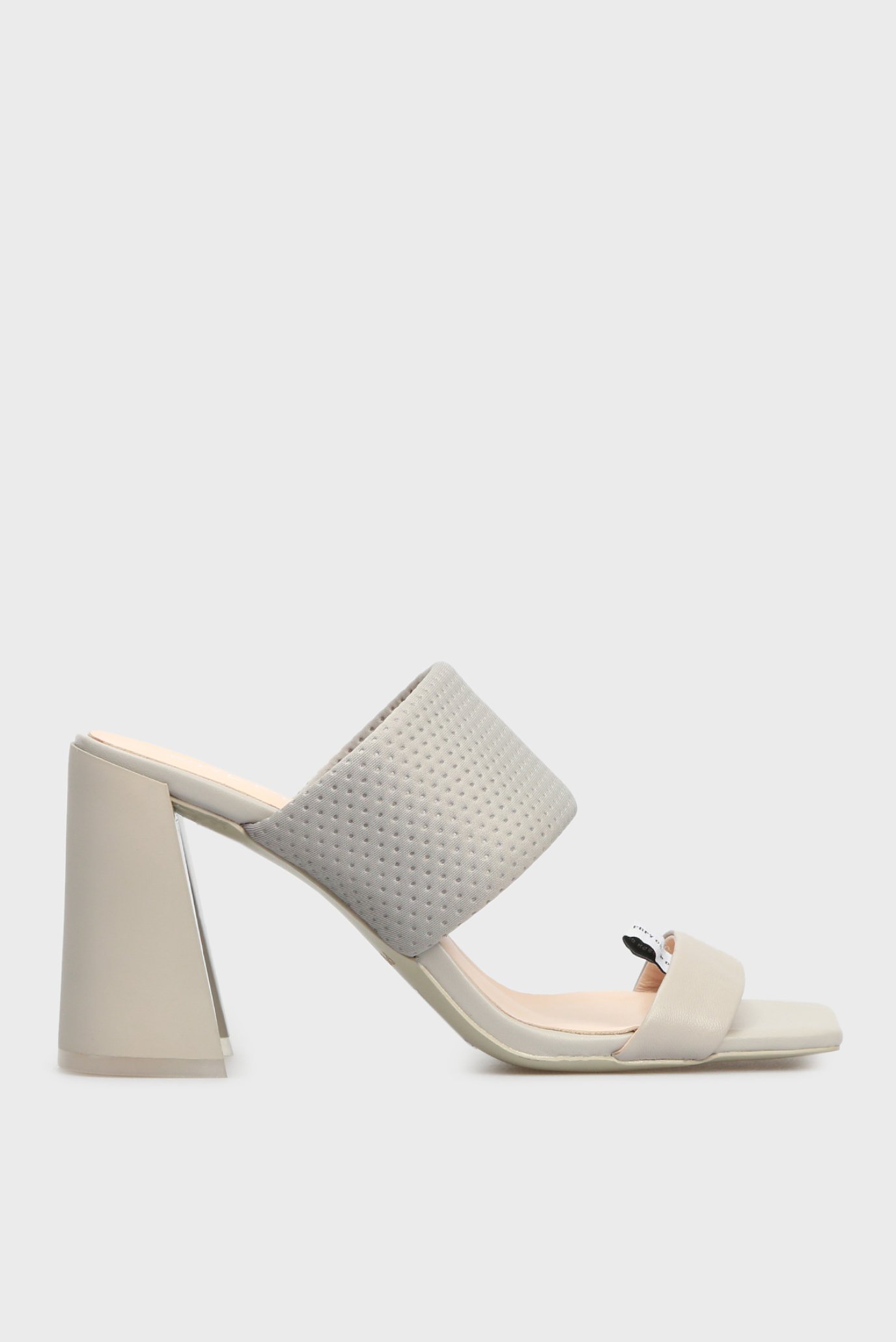 Женские серые кожаные мюлиPreppy Женские серые кожаные мюли 6