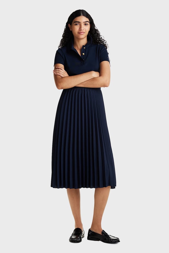 Платье GOLD BTN MIX POLO DRESS