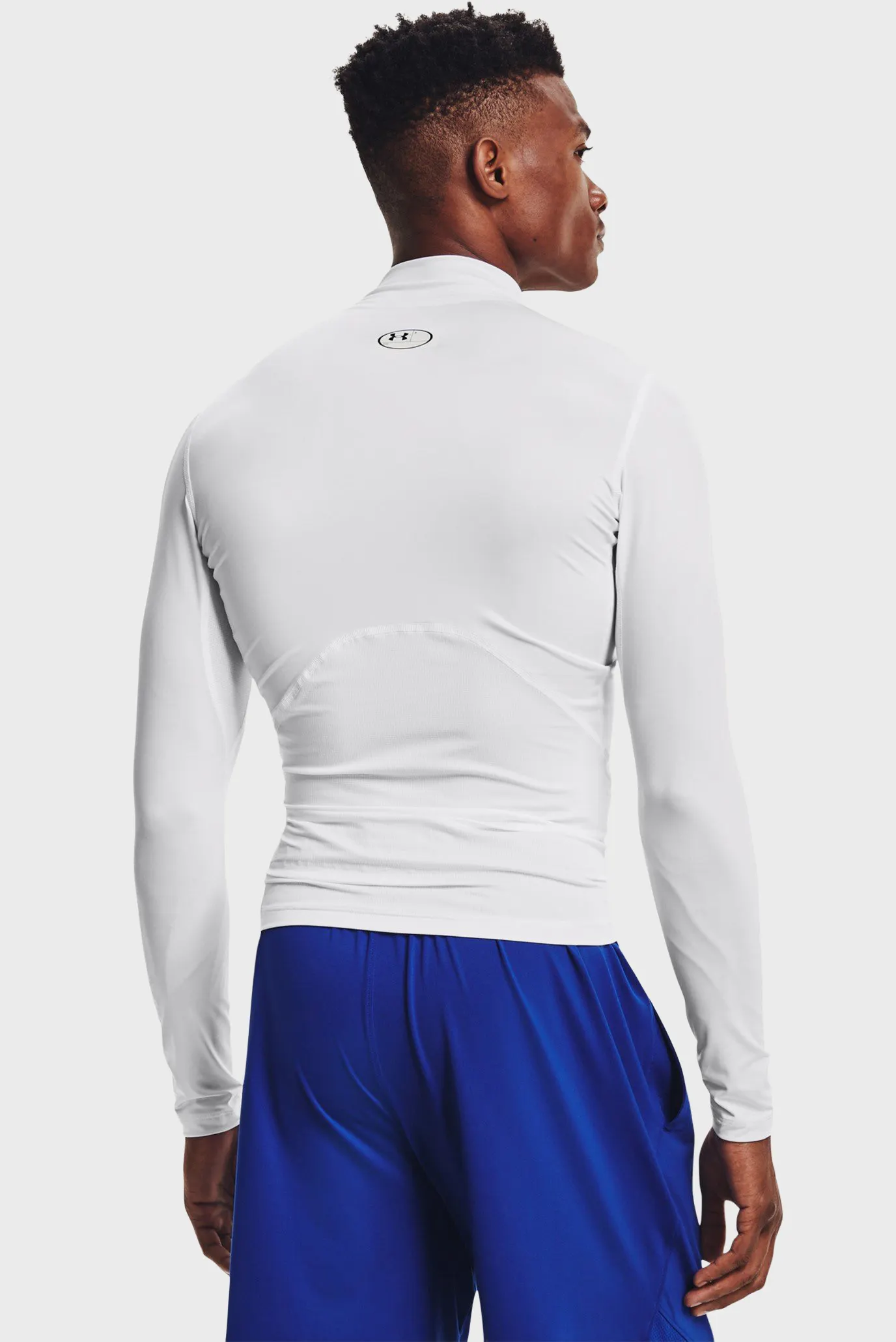 Лонгслив UA HG Armour Comp Mock LS-WHT 3