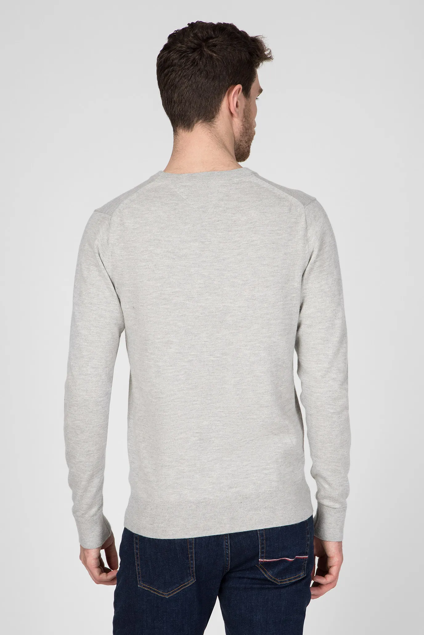 Мужской серый джемпер LUXURY TOUCH 9