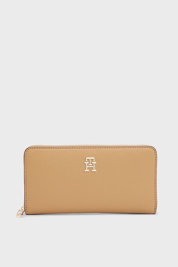Женский бежевый кошелек TH SOFT LOGOTAPE LRG ZA