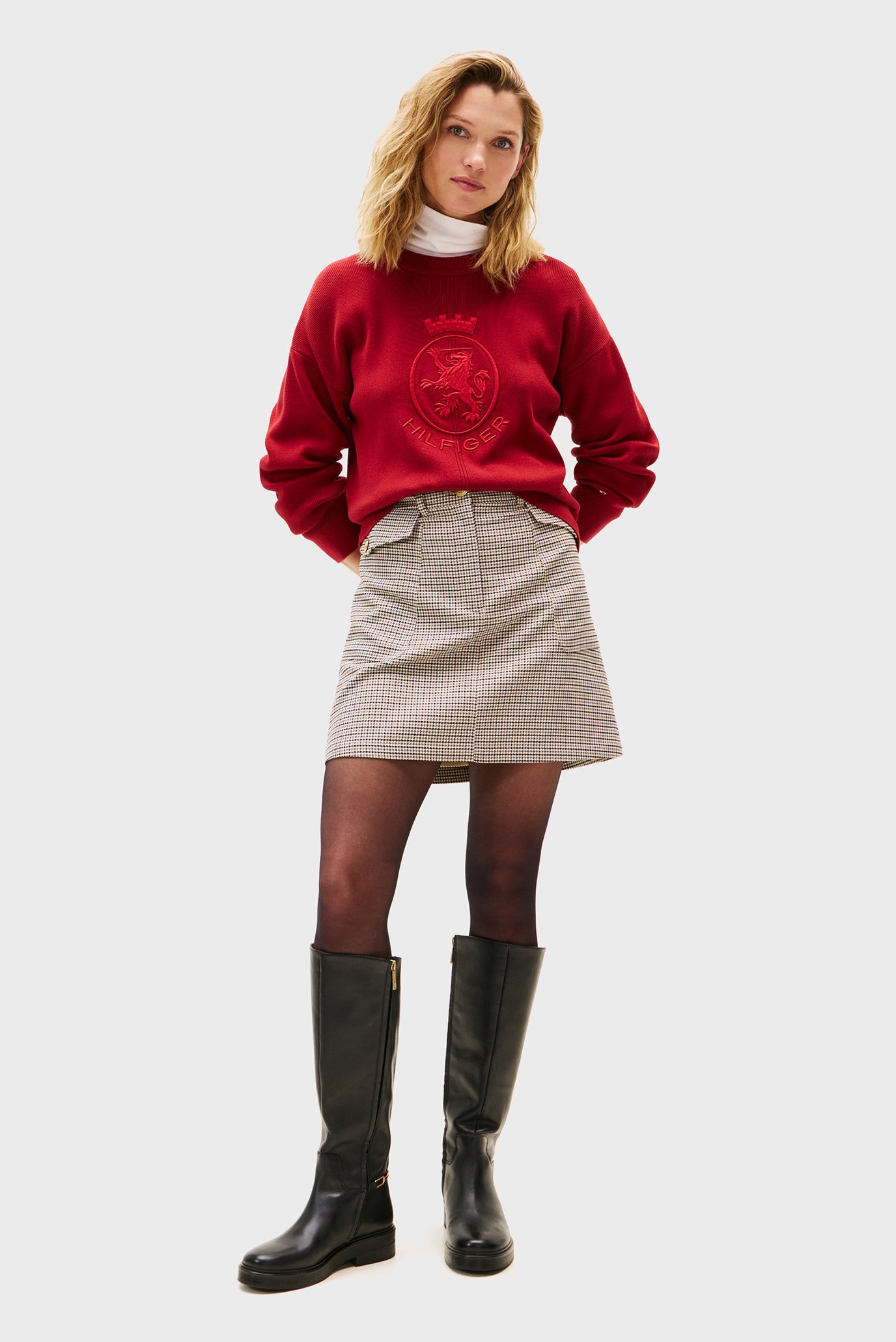 Свитер CO VARSITY GRAPHIC MOCK-NK SWTTommy Hilfiger Свитер CO VARSITY GRAPHIC MOCK-NK SWT 2