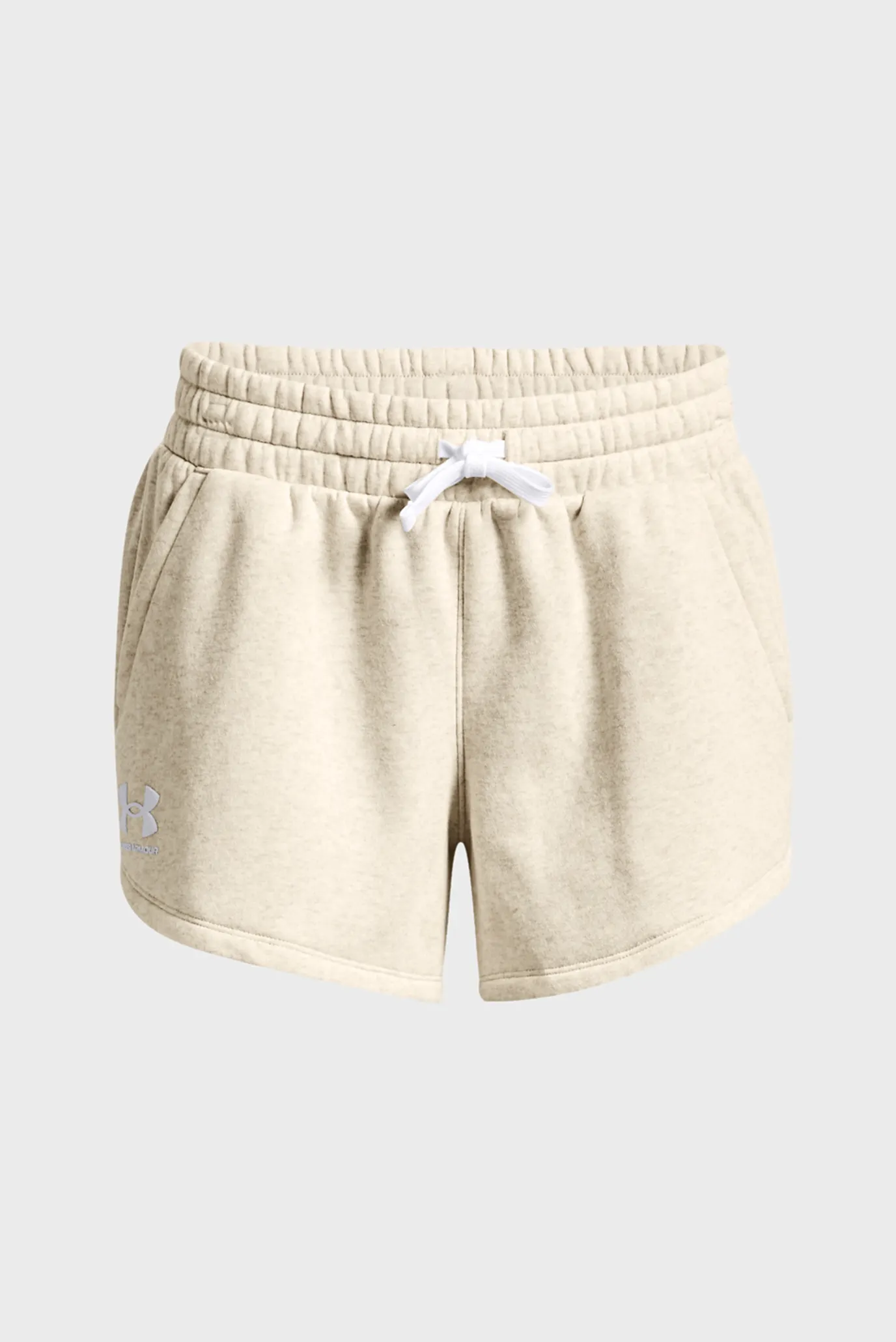 Женские бежевые шорты Rival Fleece Short 9