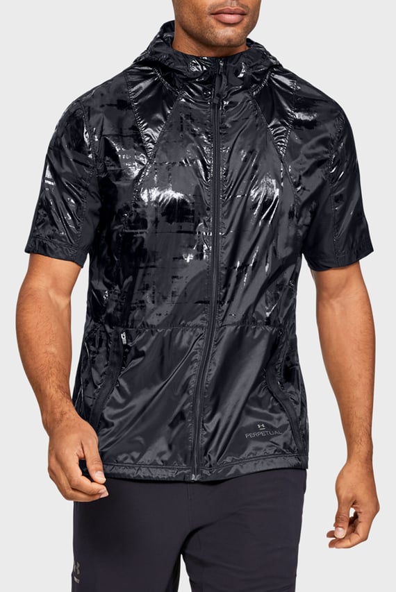 Мужская черная ветровка UA Perpetual Windbreaker