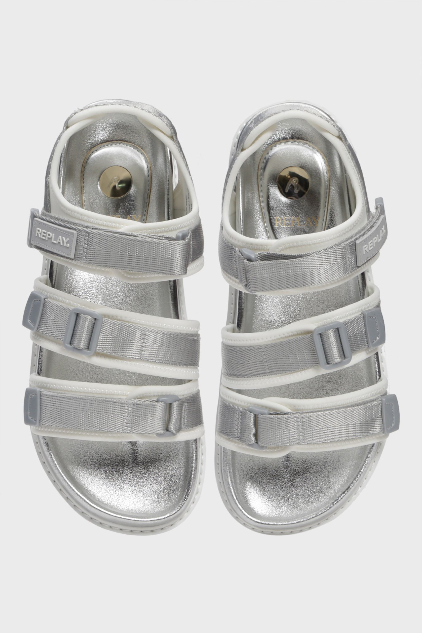 Женские серые сандалии AVANA 8