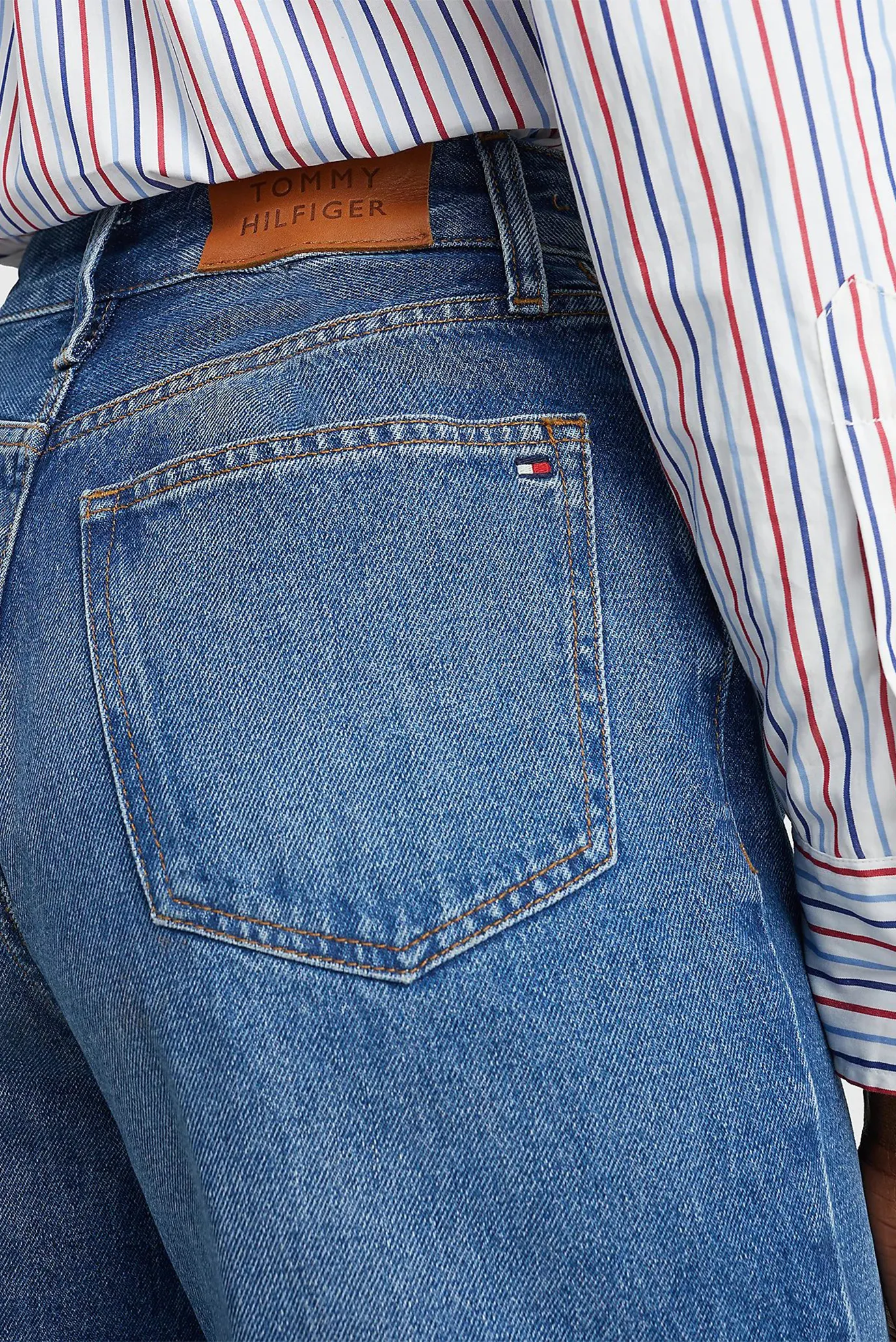 Женские синие джинсы BALLOON HW A PATY 8