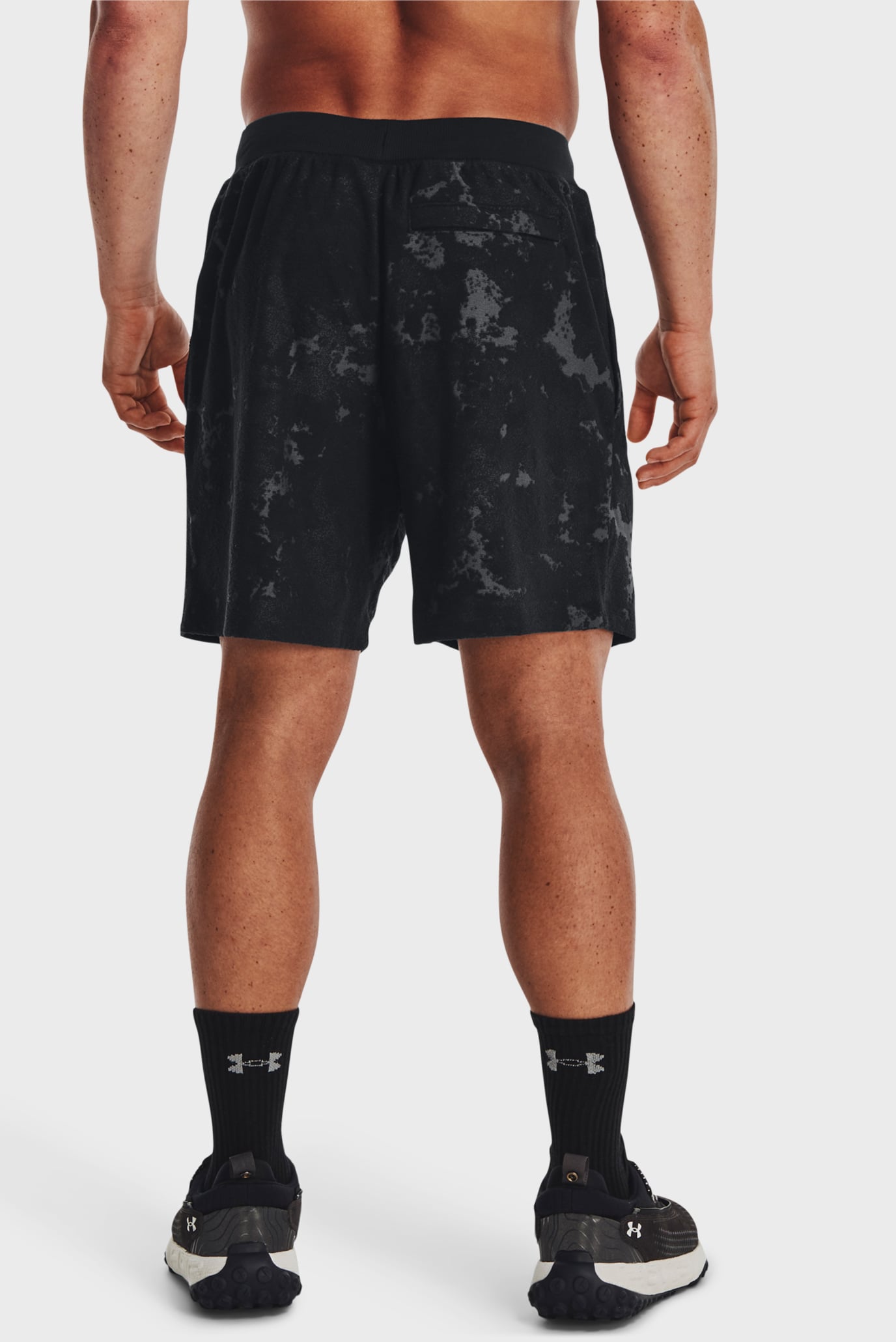 Мужские черные шорты UA Journey Terry Shorts 8