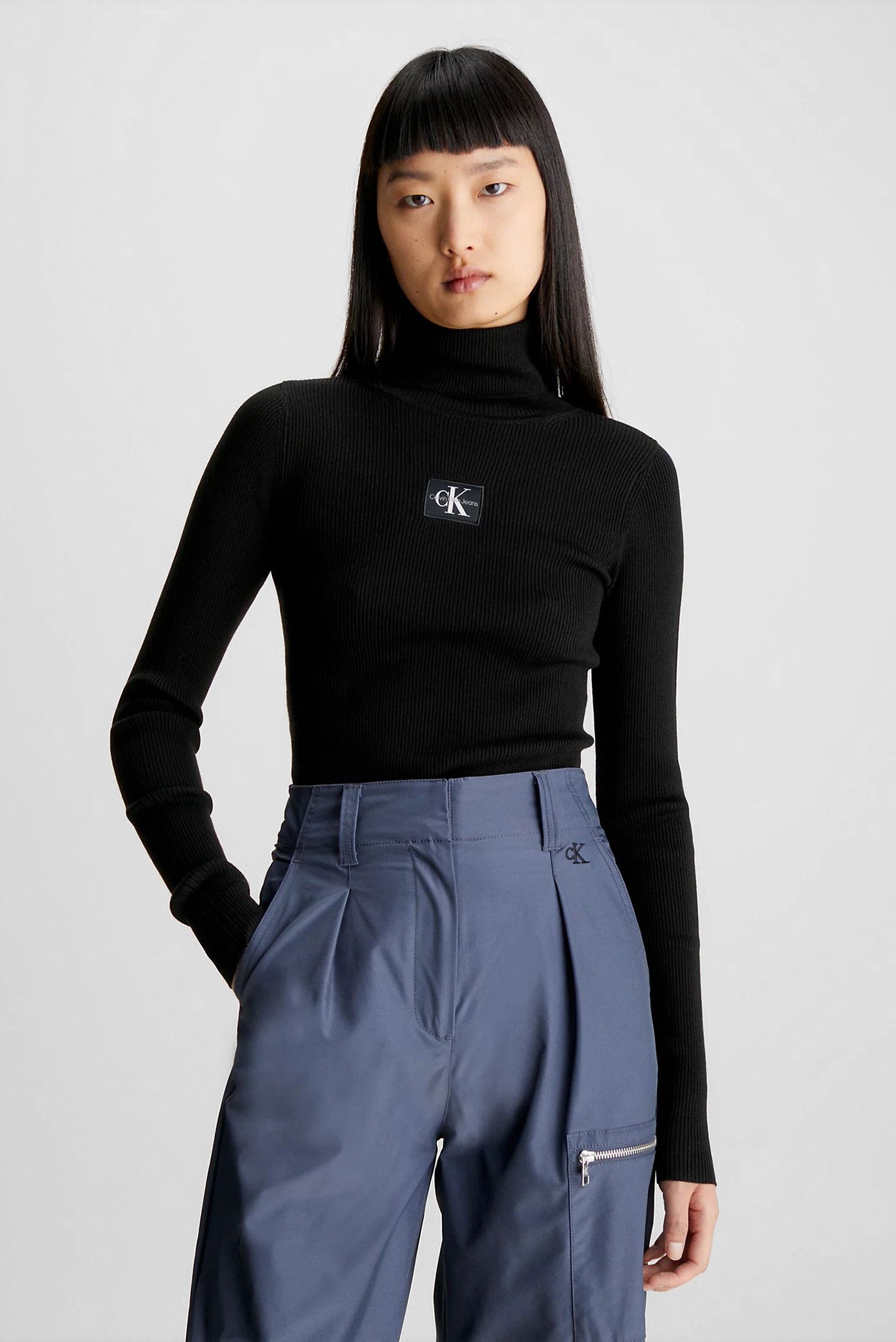 Гольф BADGE ROLL NECK SWEATER 4