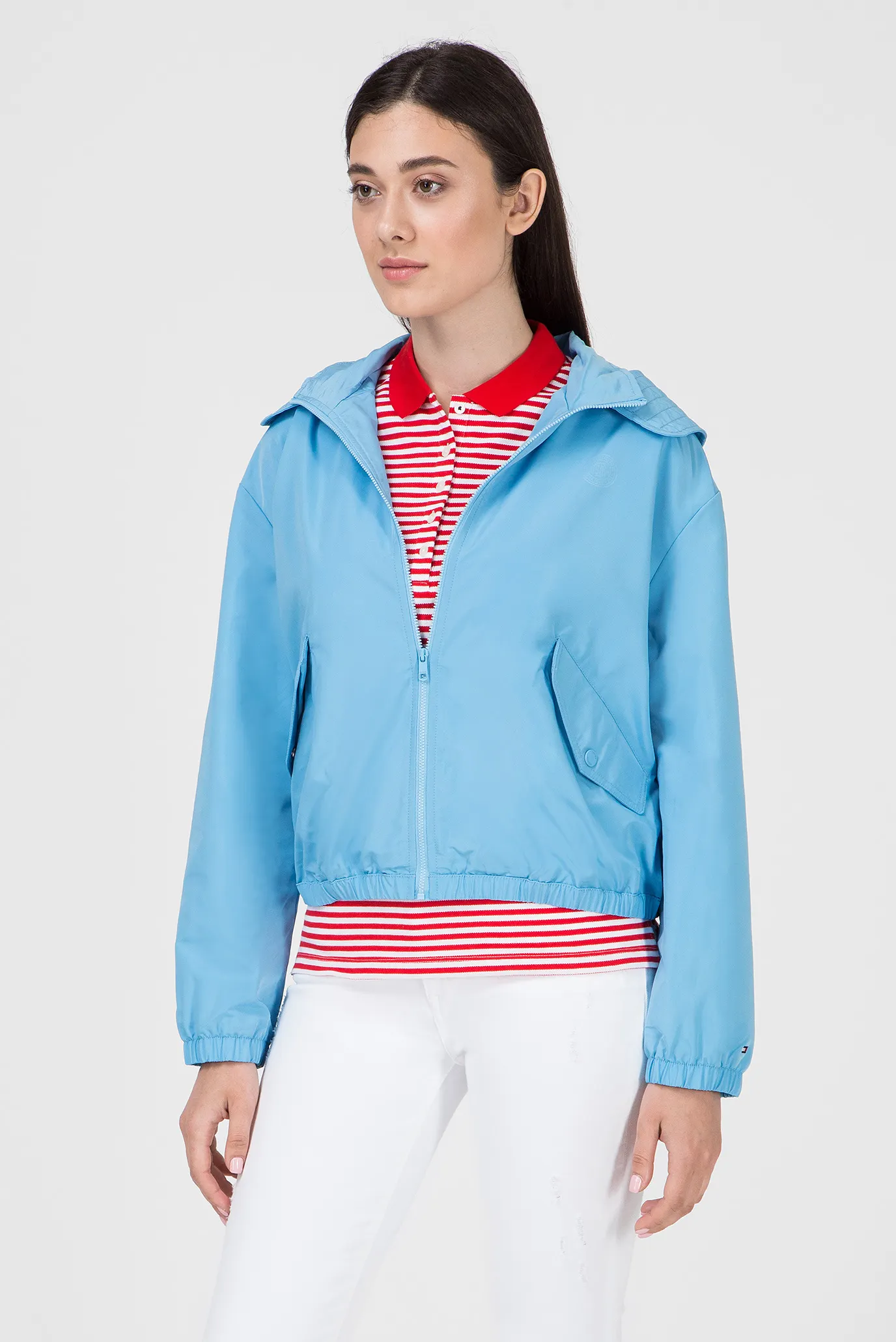 Женская голубая ветровка SABA SHORT PACKABLE 7