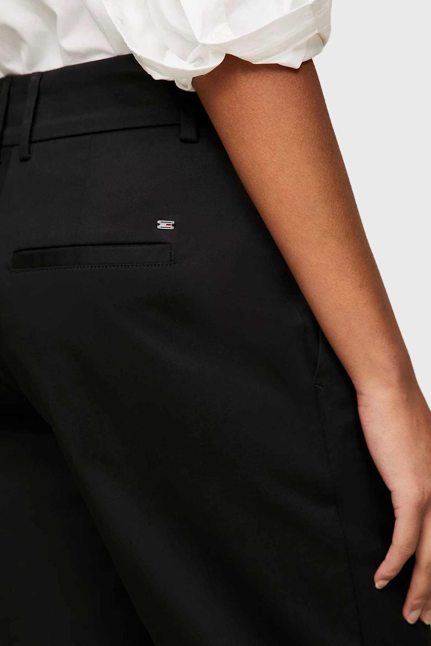 Женские черные брюки SLIM STRAIGHT CO CHINO 4