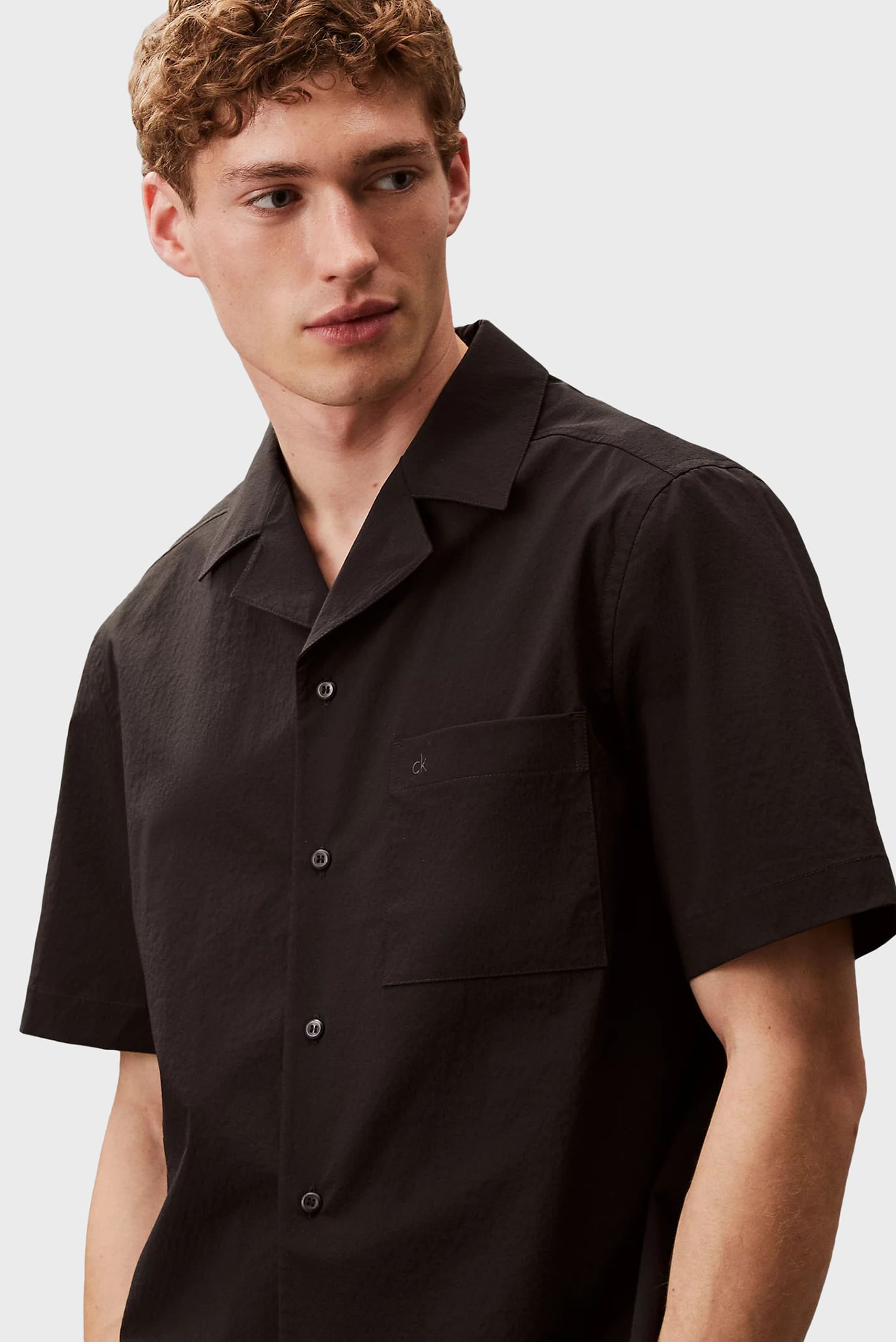 Мужская черная рубашка SS SHIRT 4