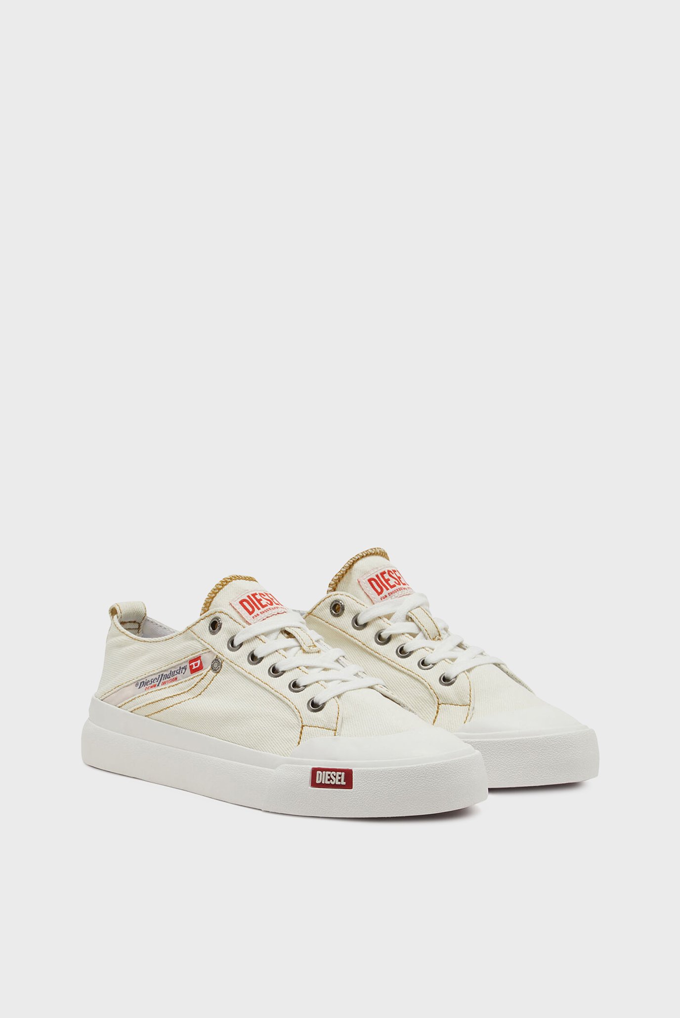 Женские белые джинсовые кеды ATHOS NMD 2