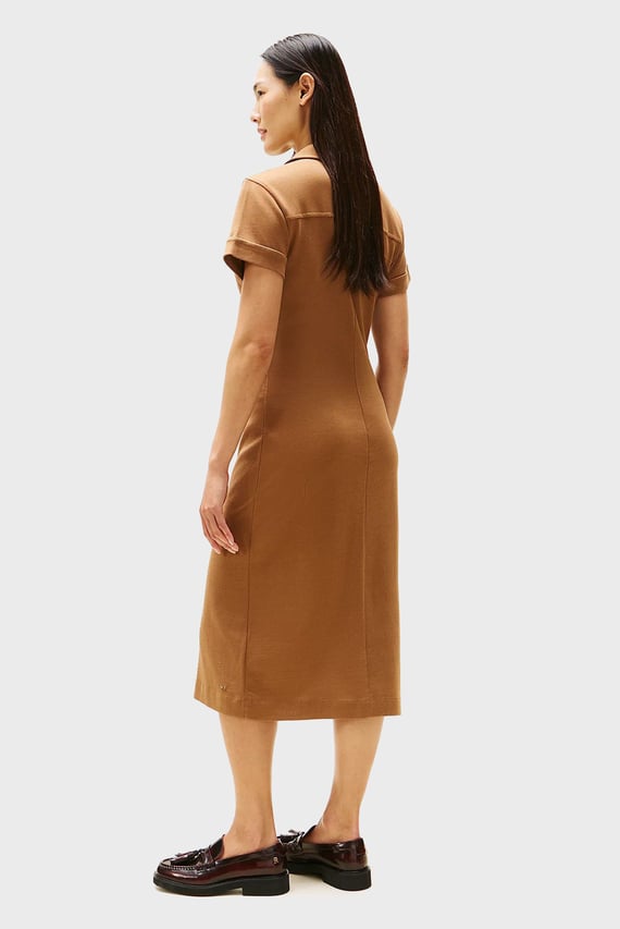 Платье/GOLD BUTTON MIDI SHIRT DRS