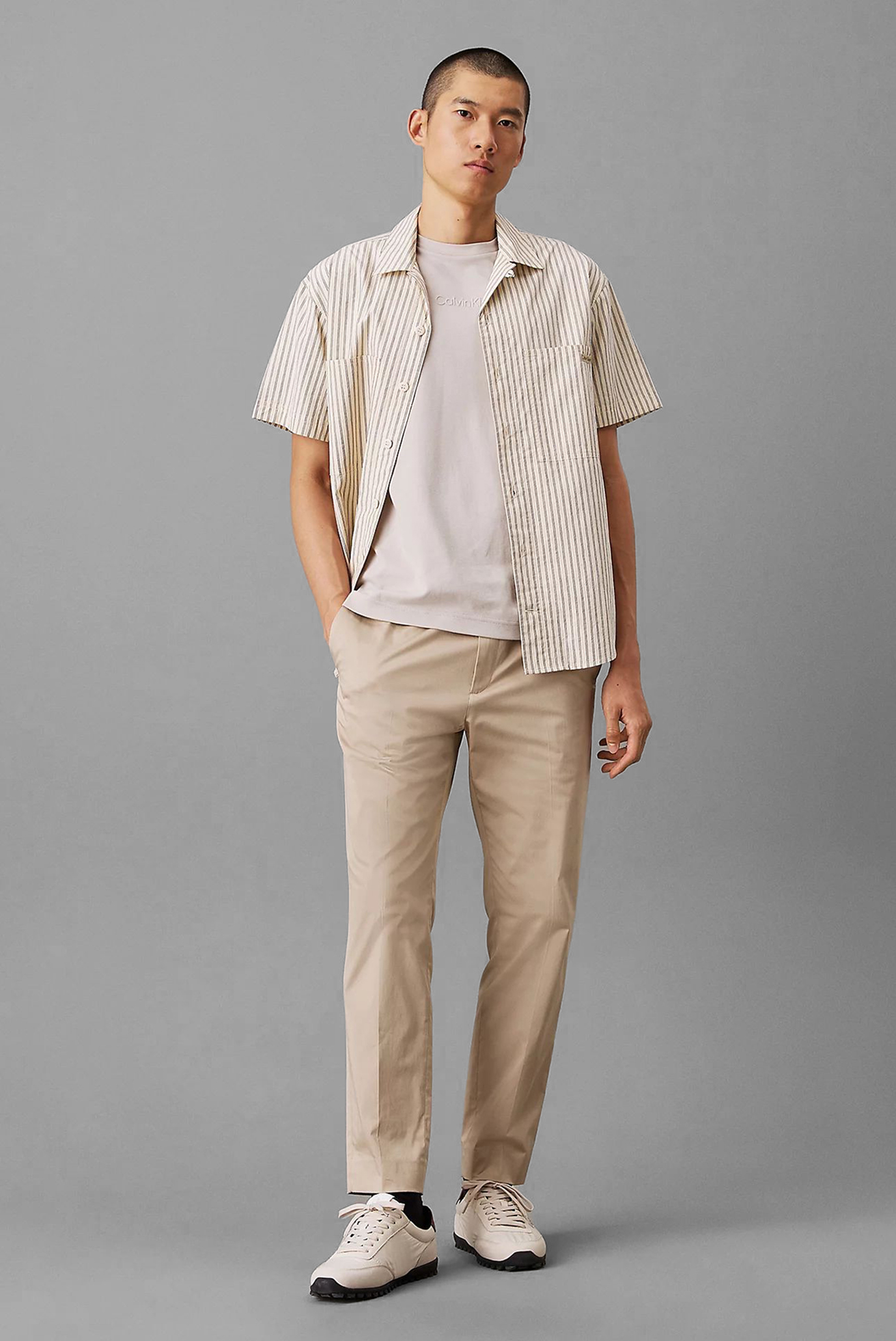 Брюки STRETCH SATEEN JOGGERCalvin Klein Брюки STRETCH SATEEN JOGGER 2