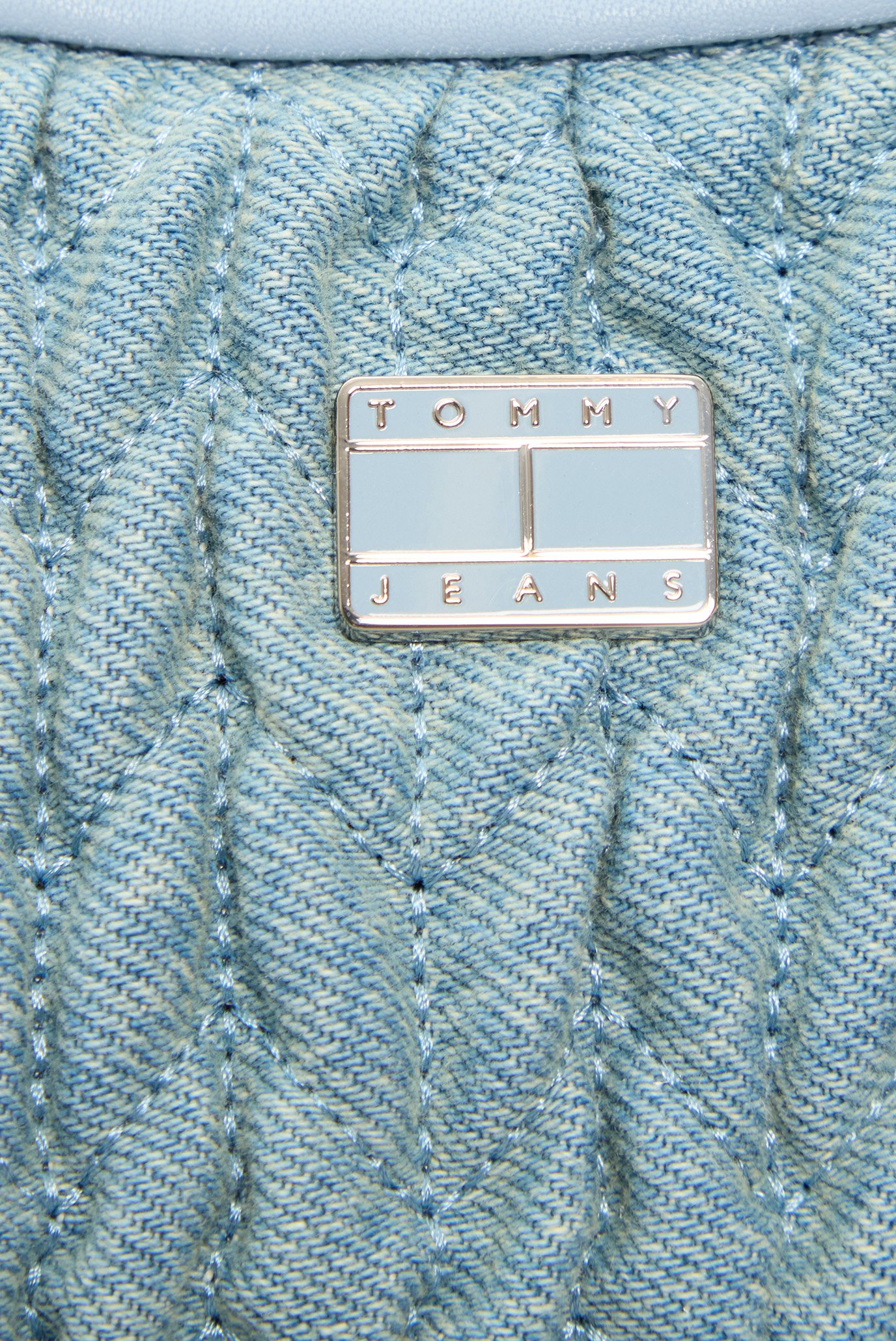 Женская голубая джинсовая сумка ICONIC SHOULDER DENIMTommy Jeans Женская голубая джинсовая сумка ICONIC SHOULDER DENIM 6