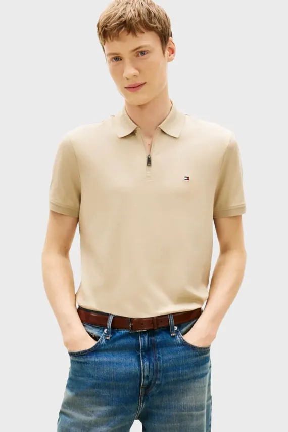 Поло INTERLOCK ZIP REG POLO Tommy Hilfiger