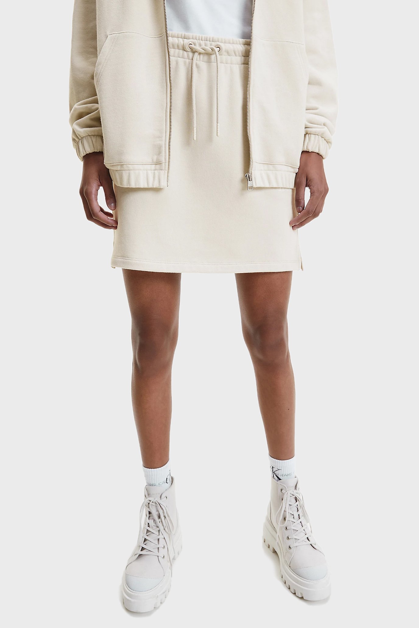 Женская бежевая юбка TWO TONE MONOGRAM 10