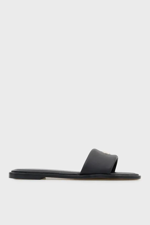Сандалии ROUND FLAT SNDL LTH BAR HW 2 Calvin Klein