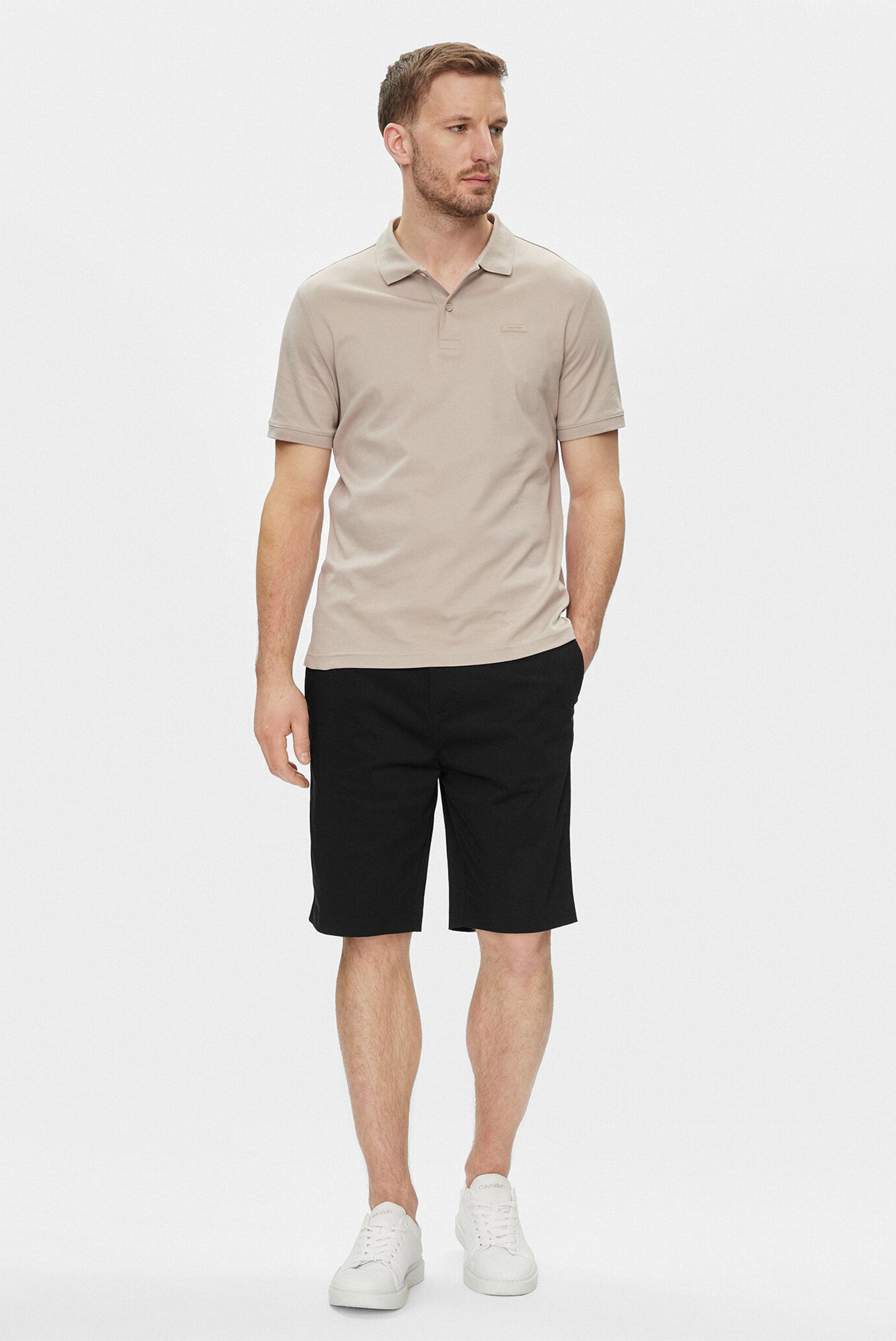 Мужские черные шорты SATEEN STRETCH REGULAR STRAIGHT 2