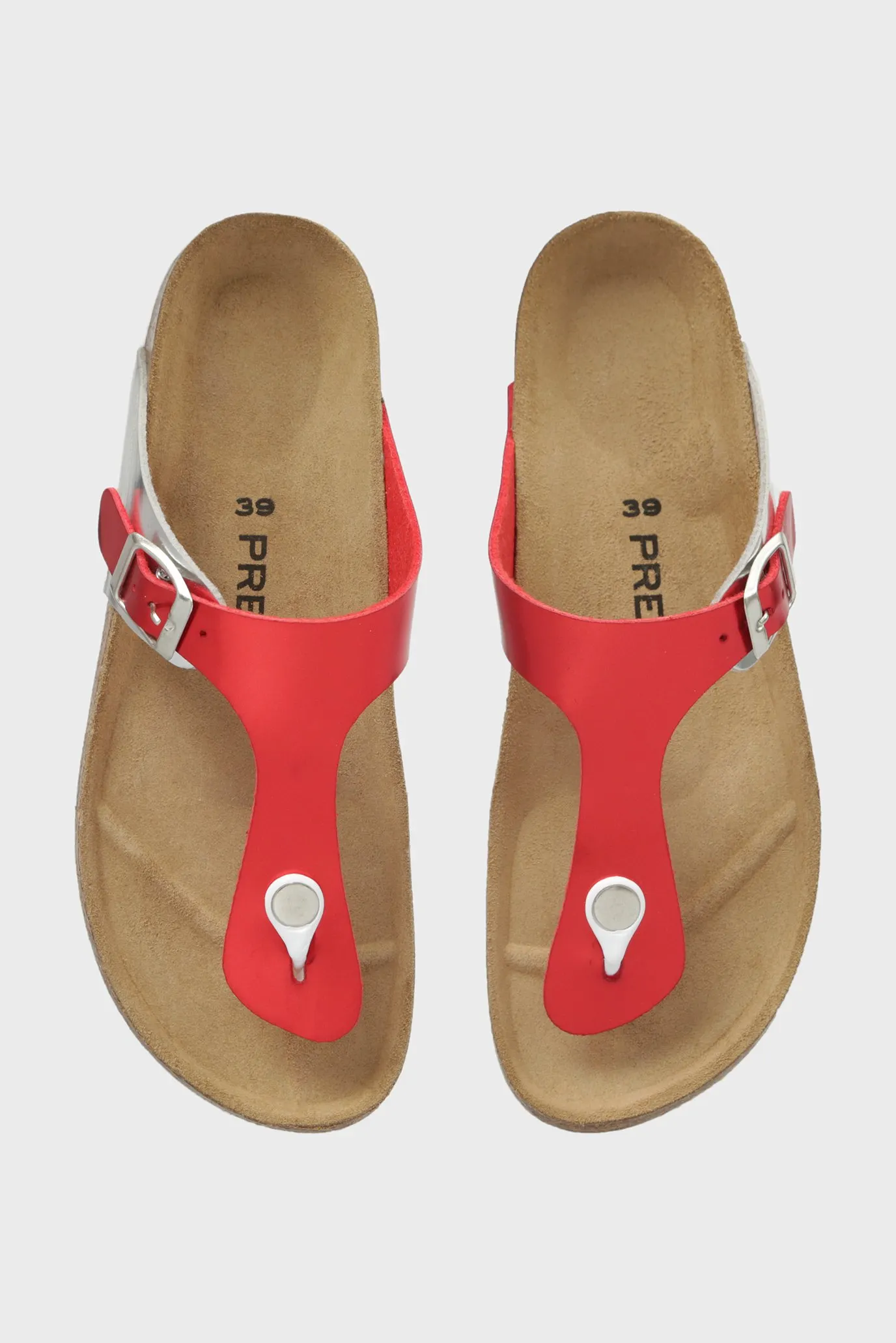 Женские красные вьетнамки Barcelona 3